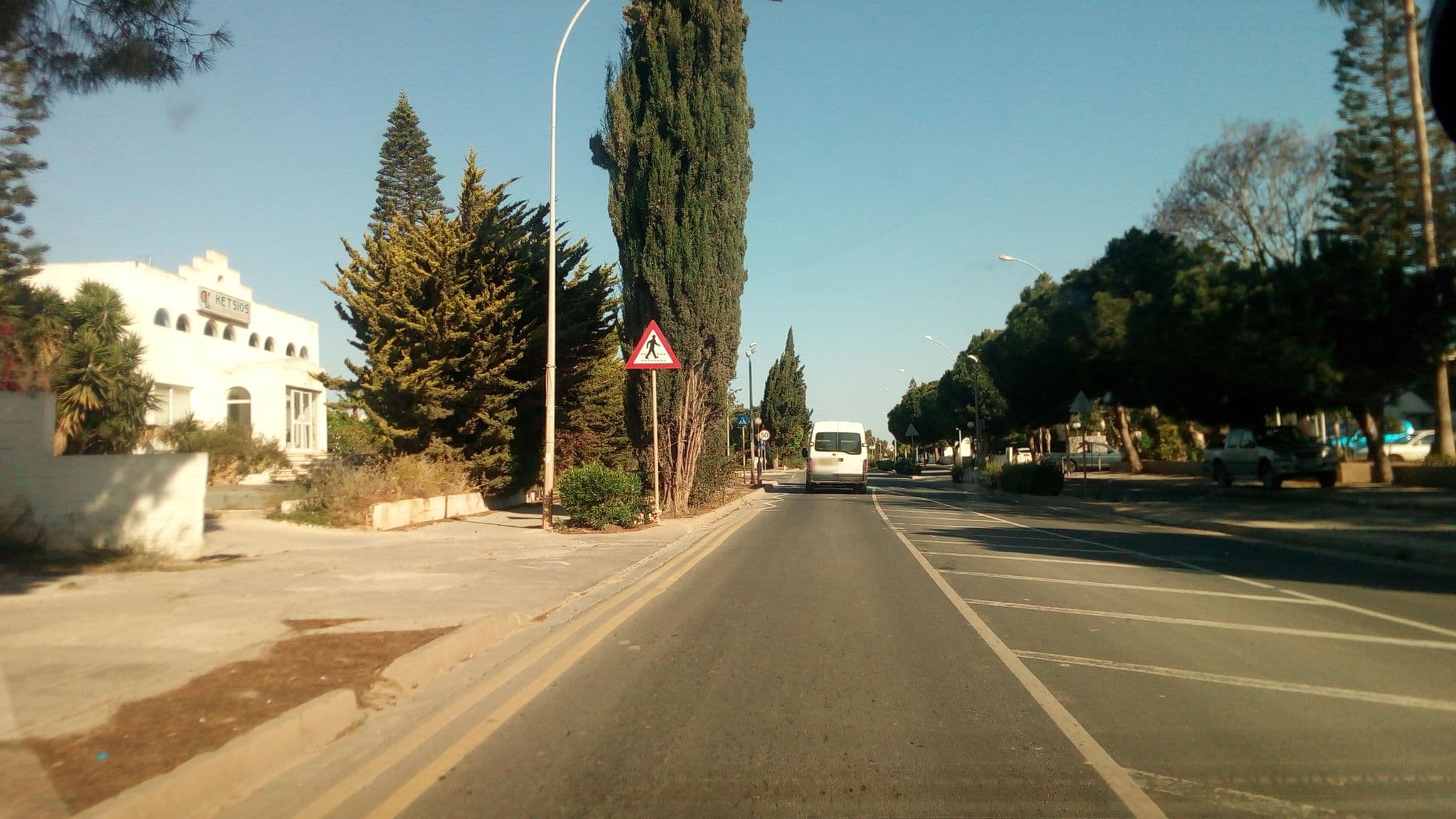 Street view near Ketsios Hotel Apts, Protaras — © stpkyriakou (CC BY-SA · Mapillary)