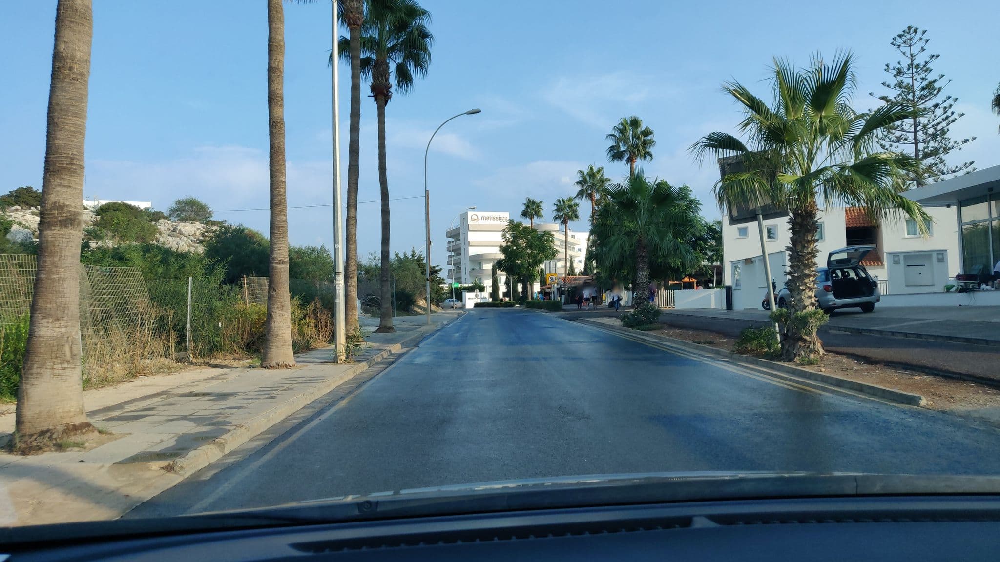 Street view near Gaia Sun N Blue Hotel, Ayia Napa — © chaikovsky (CC BY-SA · Mapillary)