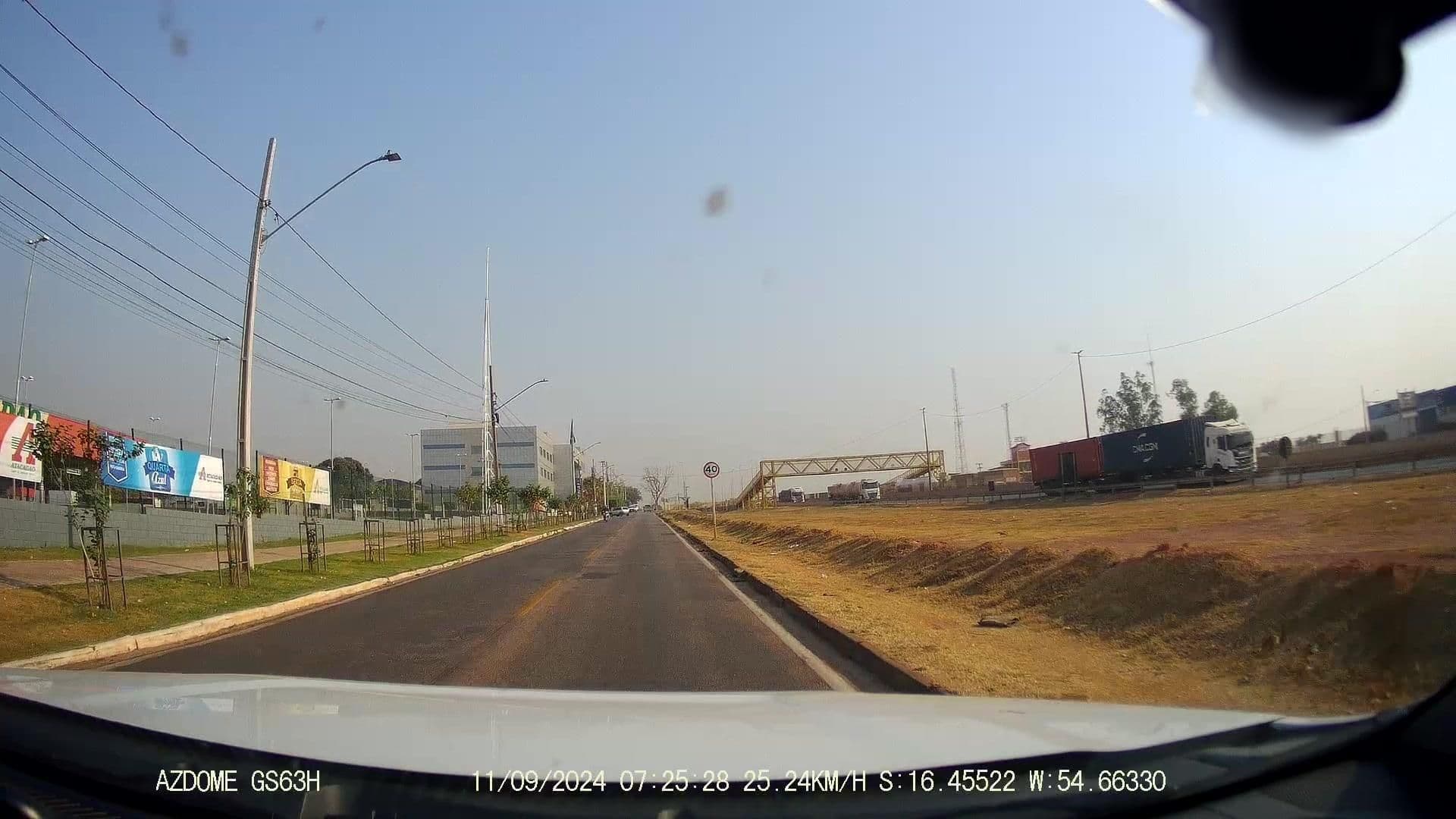 Street view near Hotel Morada do Sol, Rondonópolis — © jaderbavaresco (CC BY-SA · Mapillary)