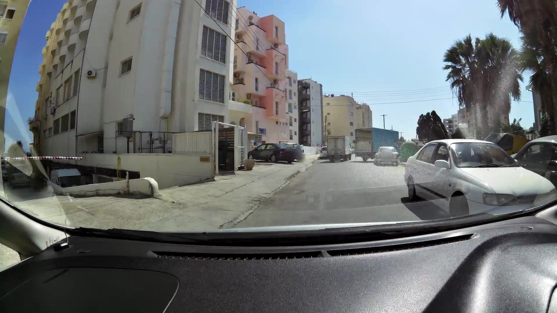 Street view near Flamingo Beach Hotel, Larnaca — © kaartcam (CC BY-SA · Mapillary)
