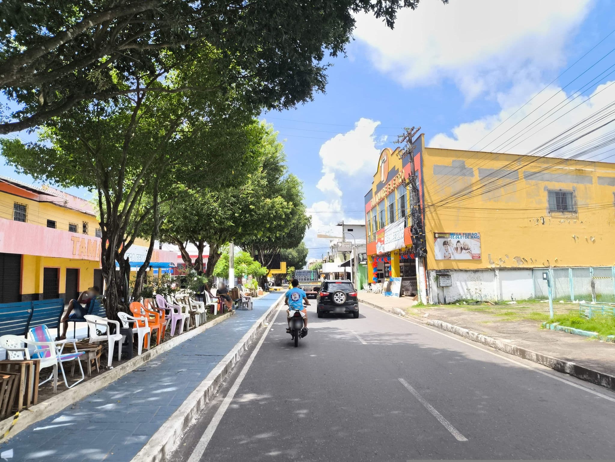 Street view near Pousada das Estrelas, Parintins — © davyrabelo (CC BY-SA · Mapillary)