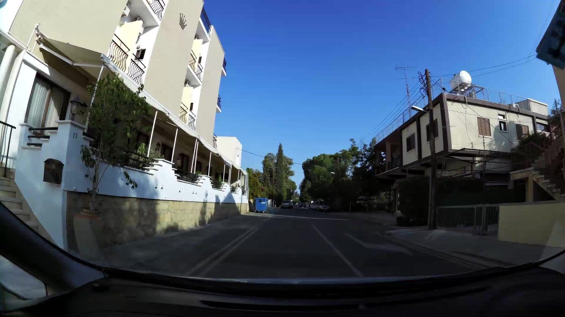 Street view near Crown Inn, Ágios Dométios — © kaartcam (CC BY-SA · Mapillary)
