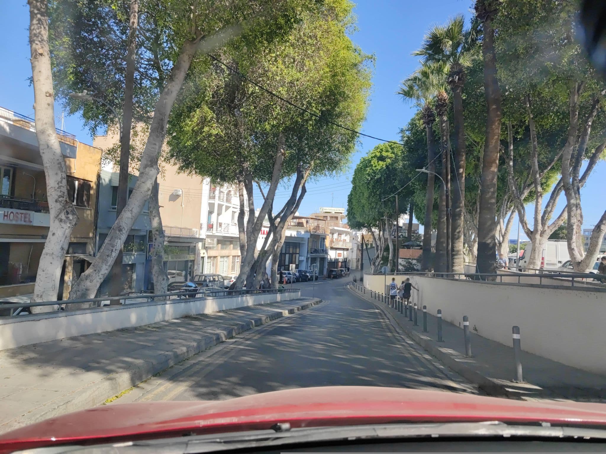 Street view near Xanthis Hostel, Nicosia — © WhanTwo (CC BY-SA · Mapillary)