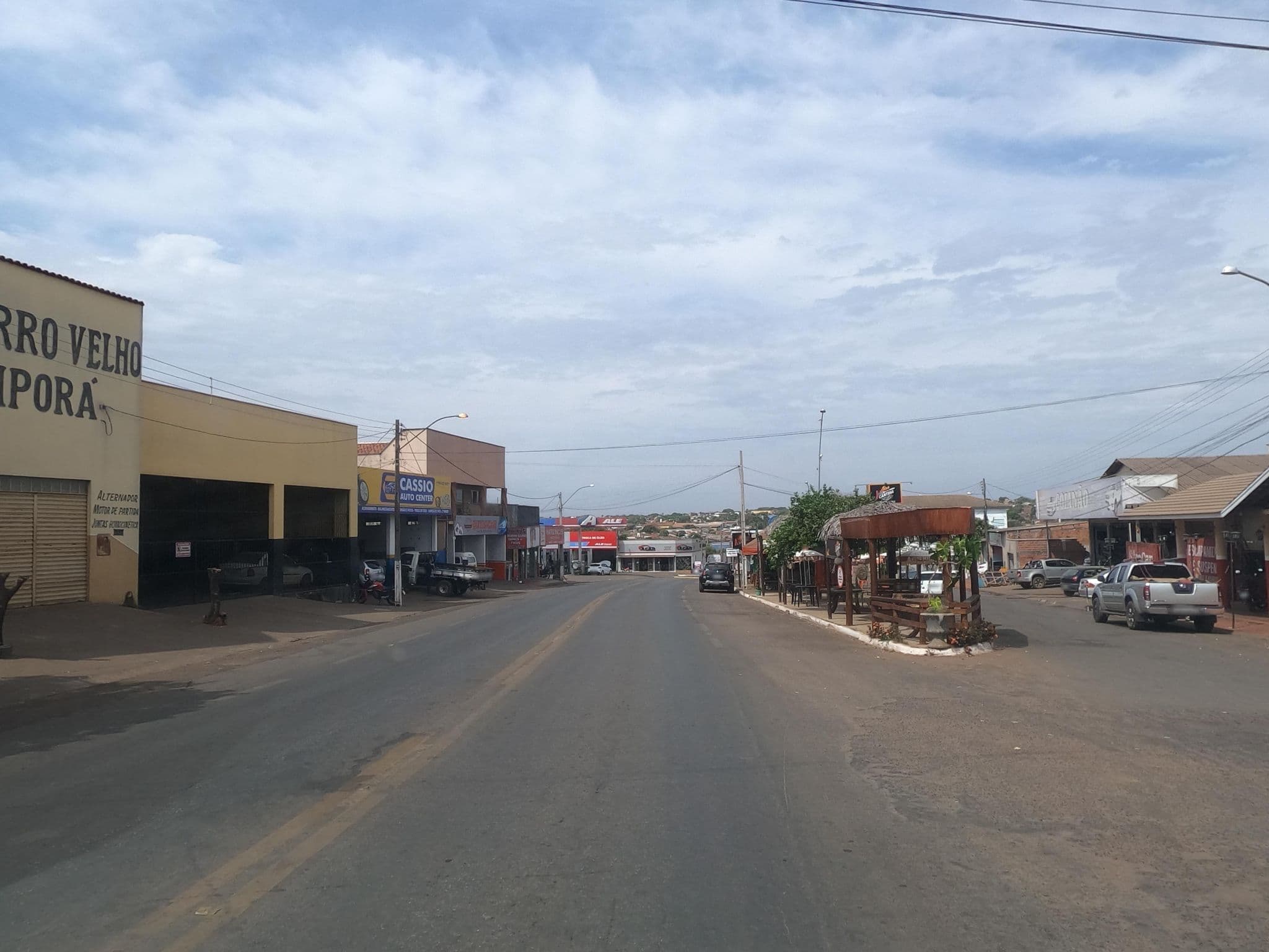 Street view near Lagos Hotel, Iporá — © MuitoAlemdasFronteiras (CC BY-SA · Mapillary)