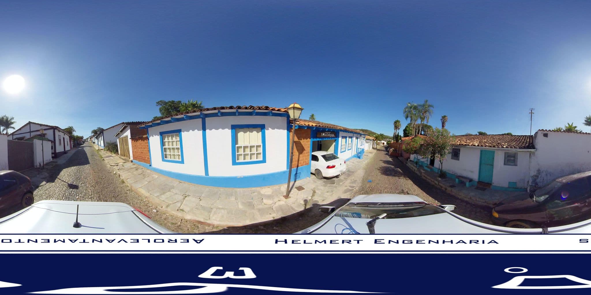 Street view near Vila Colonial, Pirenópolis — © helmert_engenharia (CC BY-SA · Mapillary)