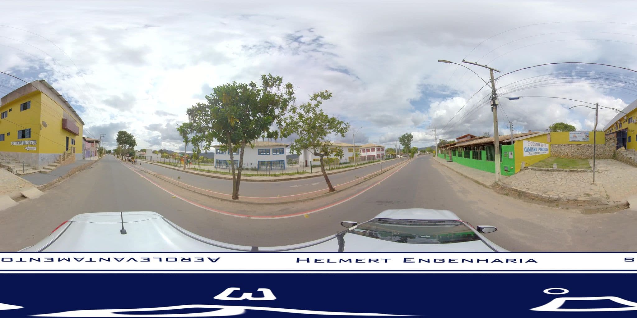 Street view near Flor de Pequi Pousada, Pirenópolis — © helmert_engenharia (CC BY-SA · Mapillary)