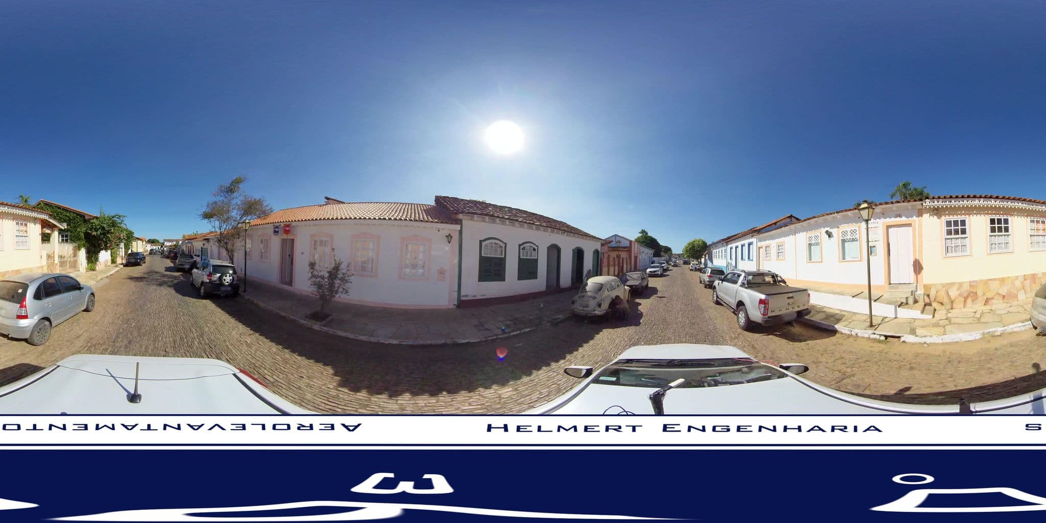 Street view near Suítes da Gislene, Pirenópolis — © helmert_engenharia (CC BY-SA · Mapillary)