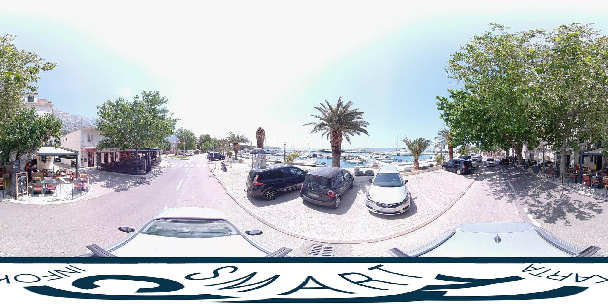 Street view near Hotel Croatia, Baška Voda — © SilvioBasic (CC BY-SA · Mapillary)