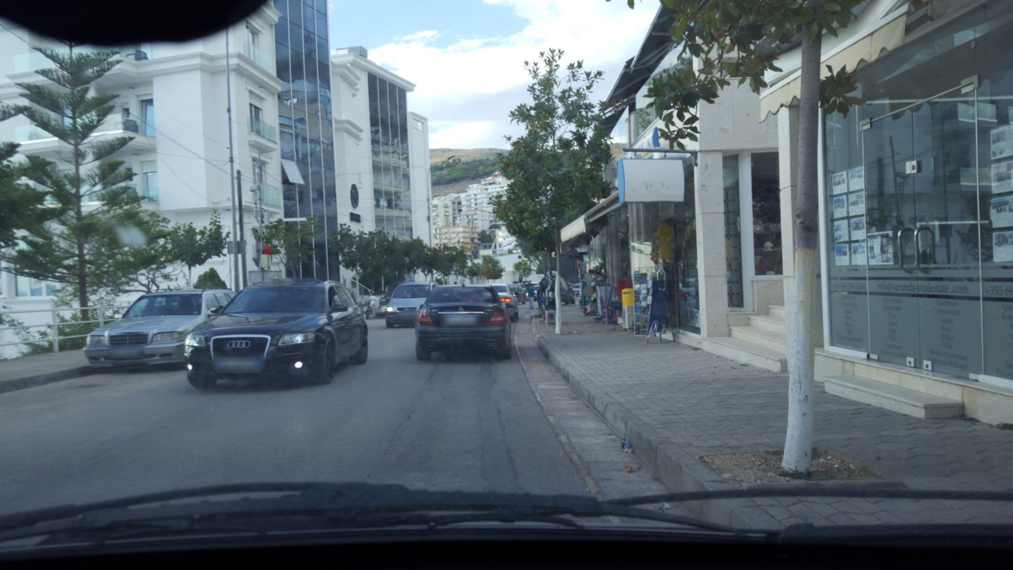 Street view near Grand Hotel, Sarandë — © denisju_osm (CC BY-SA · Mapillary)