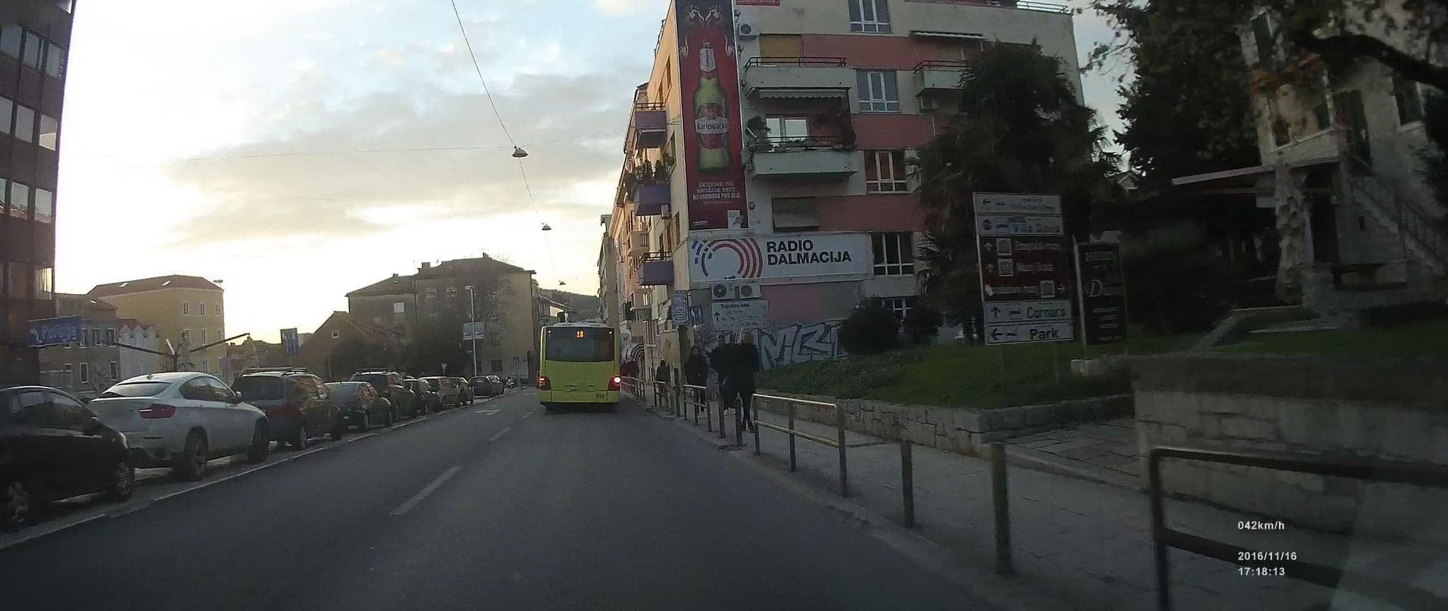 Street view near Villa Diana, Split — © idelac (CC BY-SA · Mapillary)