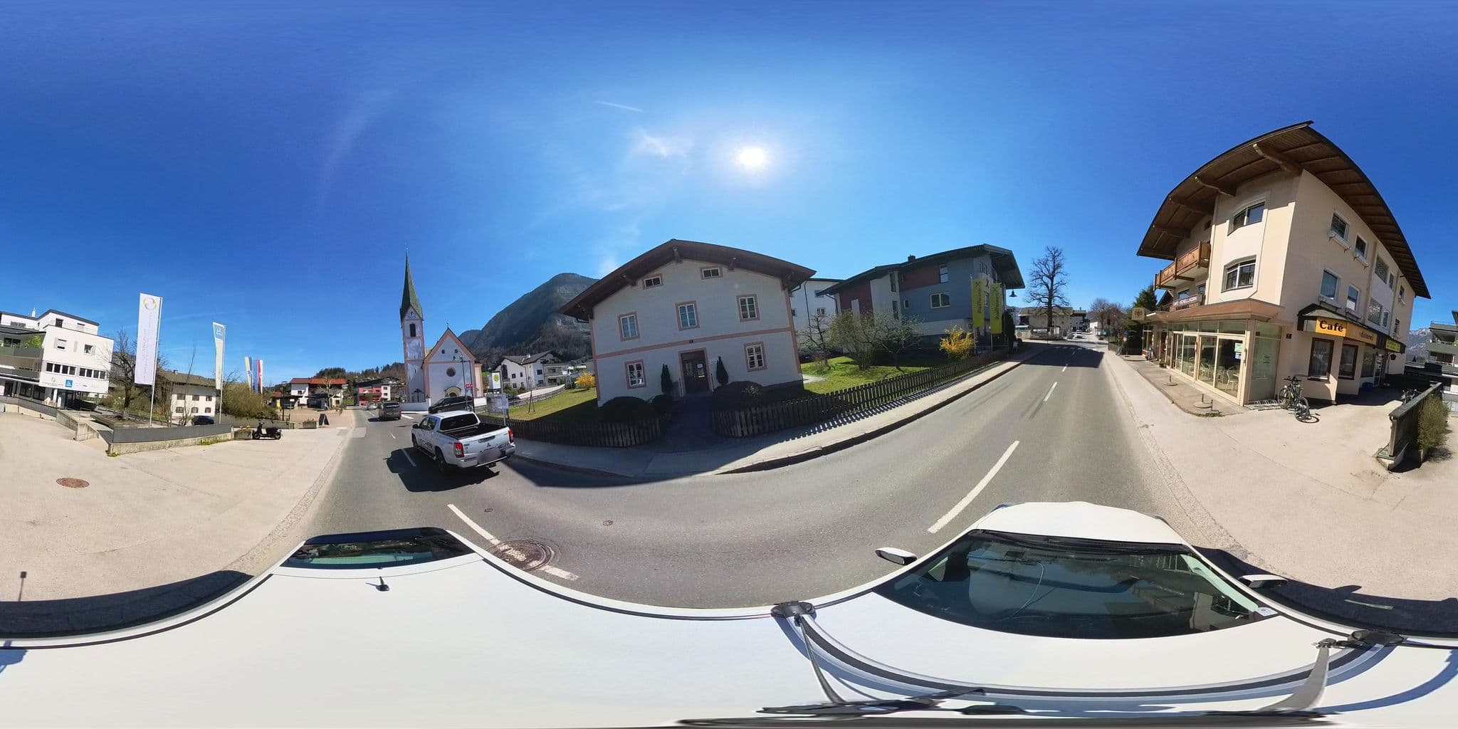 Street view near Pension Schenkenfelder, Bad Häring — © osmplus_org (CC BY-SA · Mapillary)