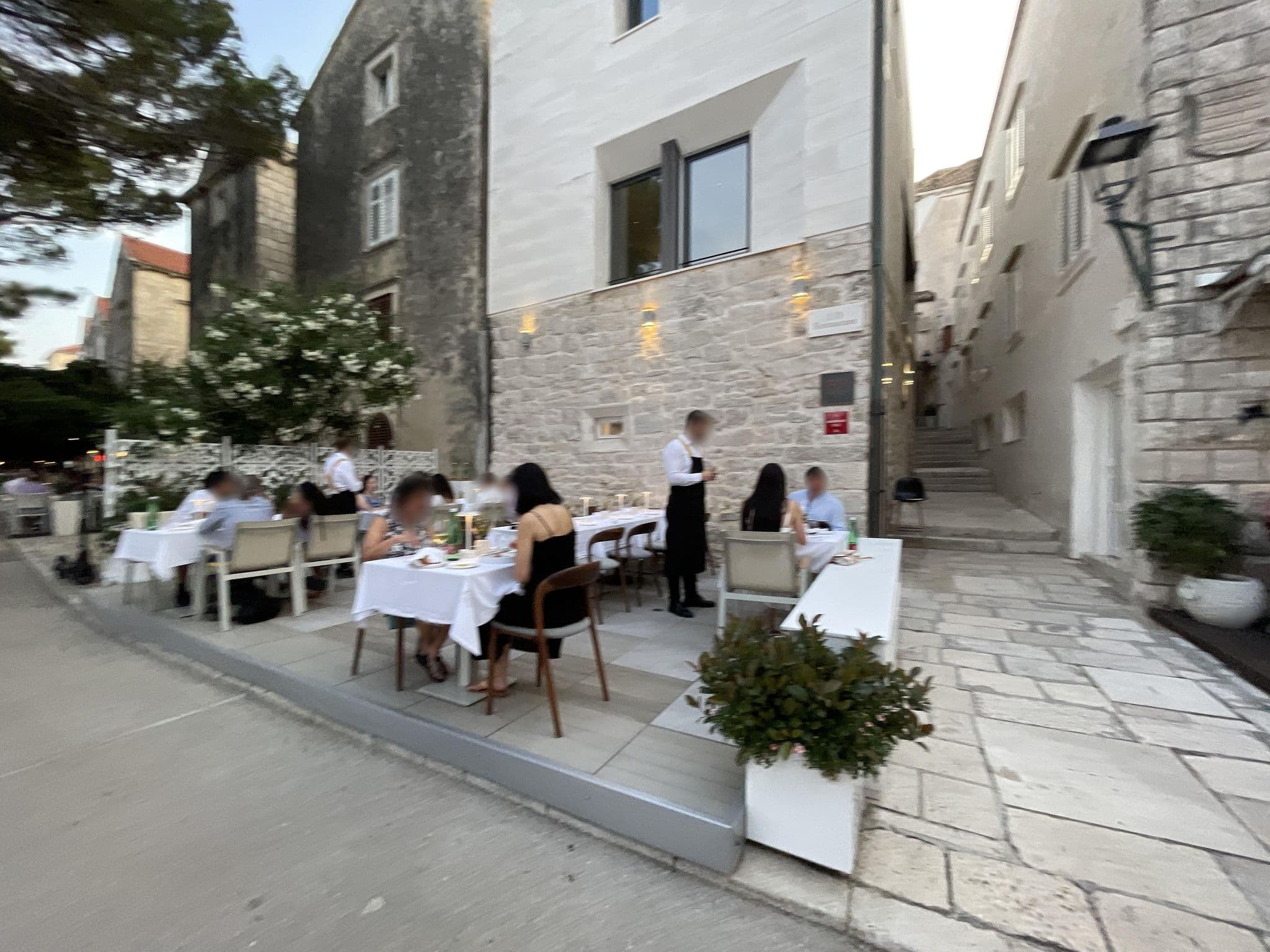 Street view near Lešić Dimitri Palace, Korčula — © filipb (CC BY-SA · Mapillary)