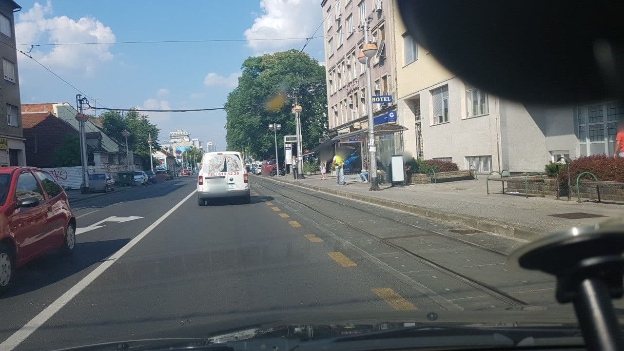 Street view near The Movie hotel, Novi Zagreb — © mik007 (CC BY-SA · Mapillary)