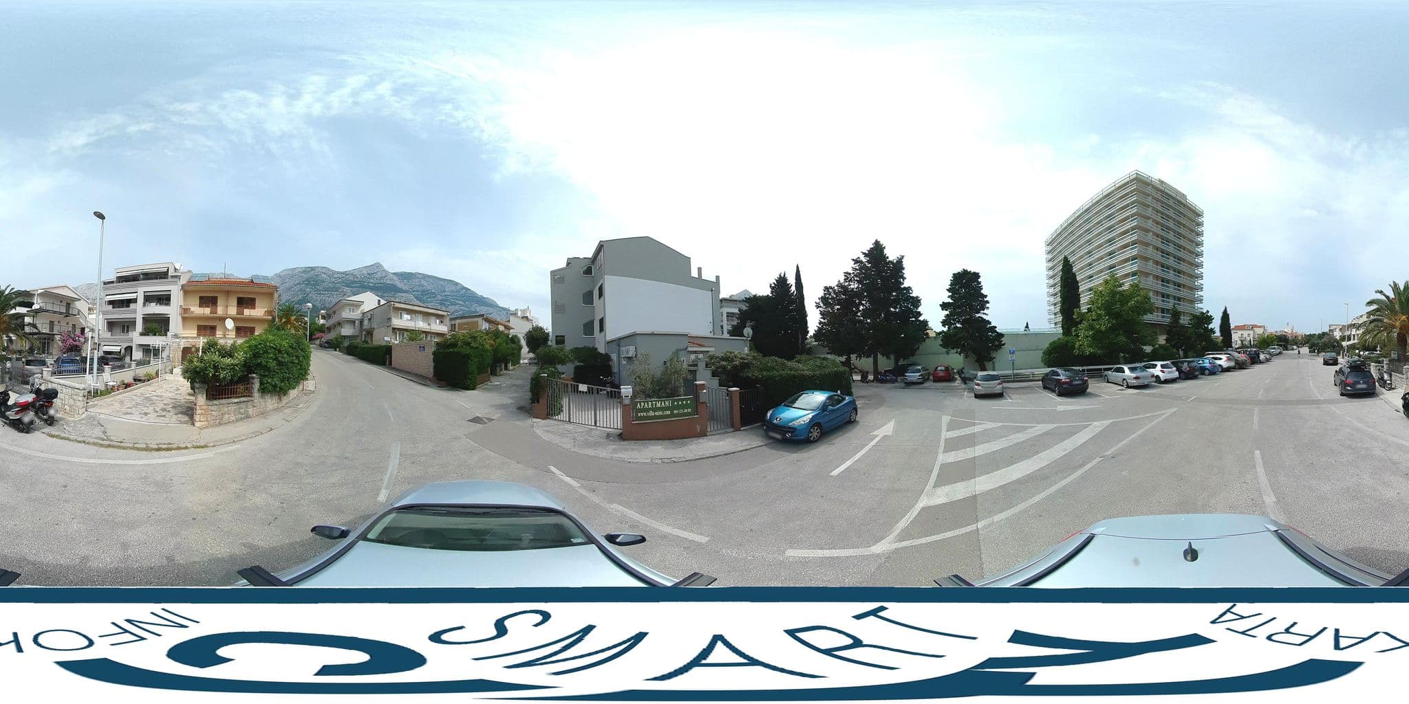 Street view near Villa Nizić, Makarska — © SilvioBasic (CC BY-SA · Mapillary)