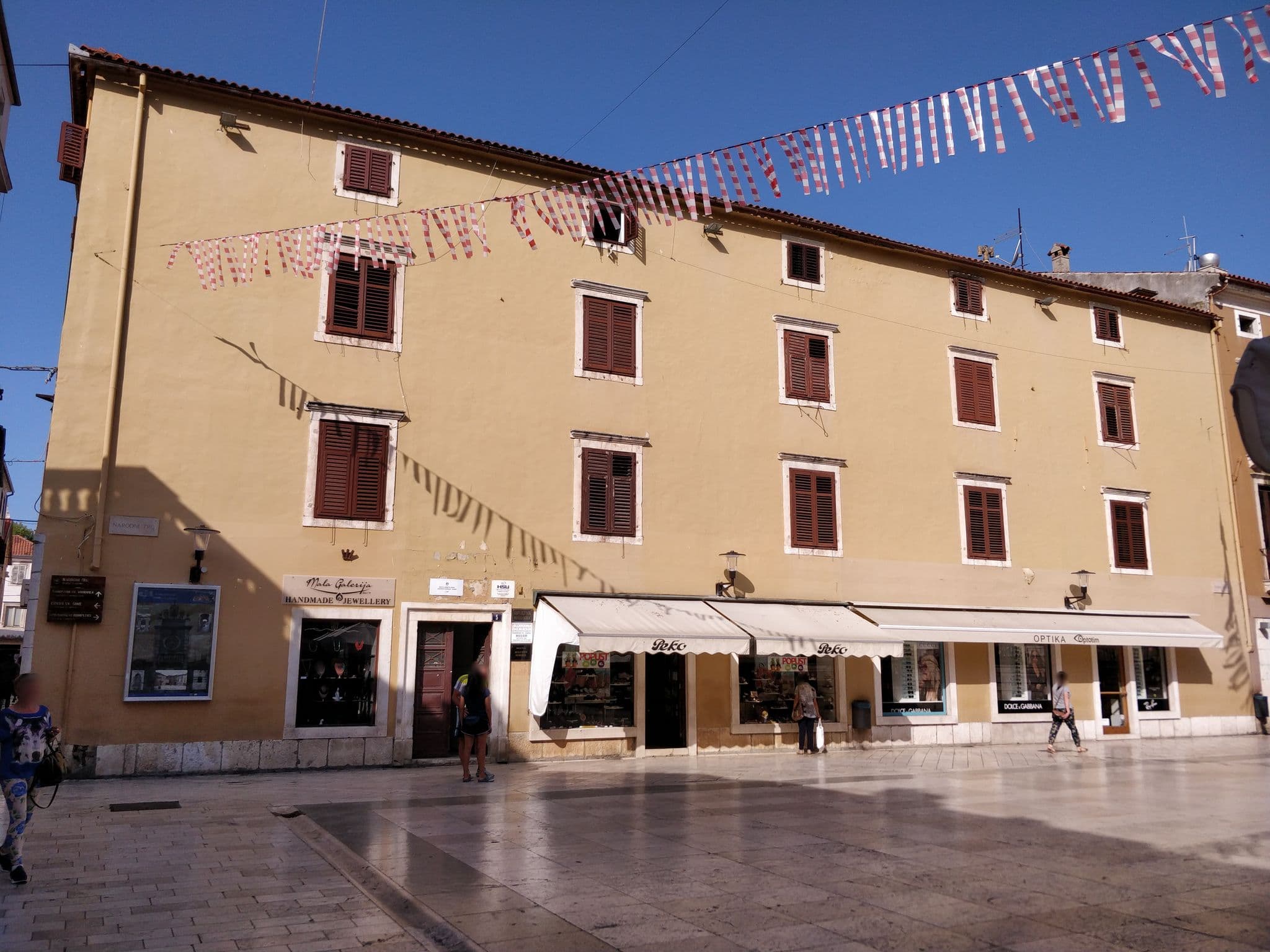 Street view near Agora, Zadar
