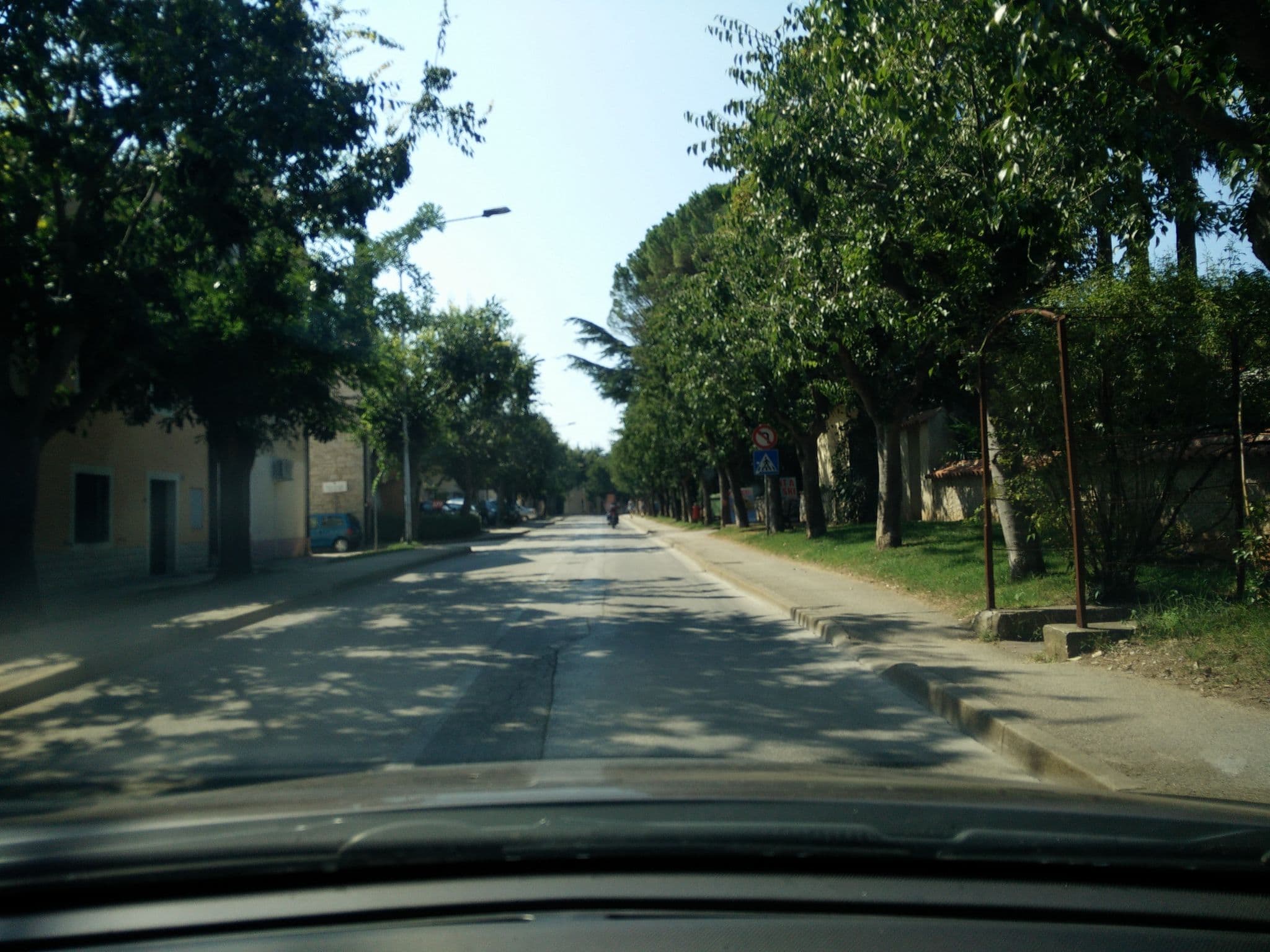 Street view near Apartments "Manuel", Novigrad