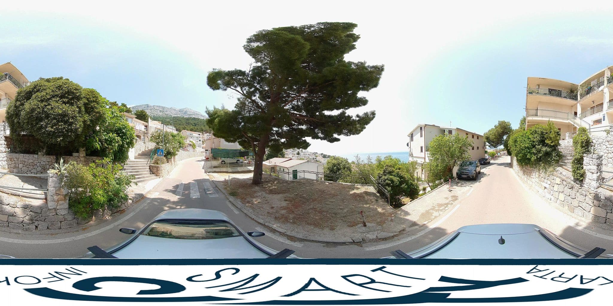 Street view near Studio apartmani Rozalija, Brela — © SilvioBasic (CC BY-SA · Mapillary)