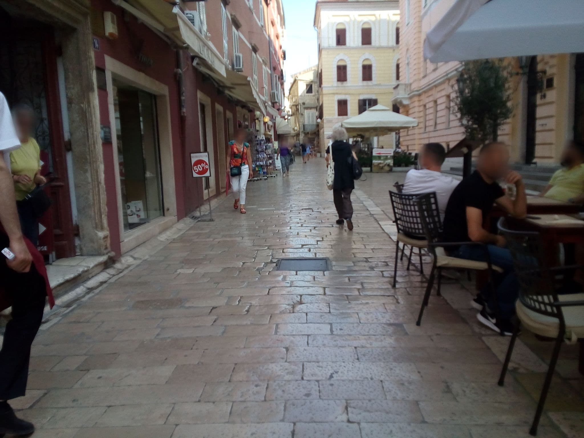 Street view near Apartment Ellena, Zadar