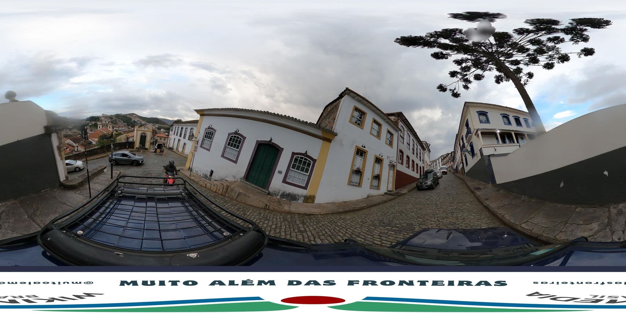 Street view near Hostel Central, Ouro Preto — © MuitoAlemdasFronteiras (CC BY-SA · Mapillary)