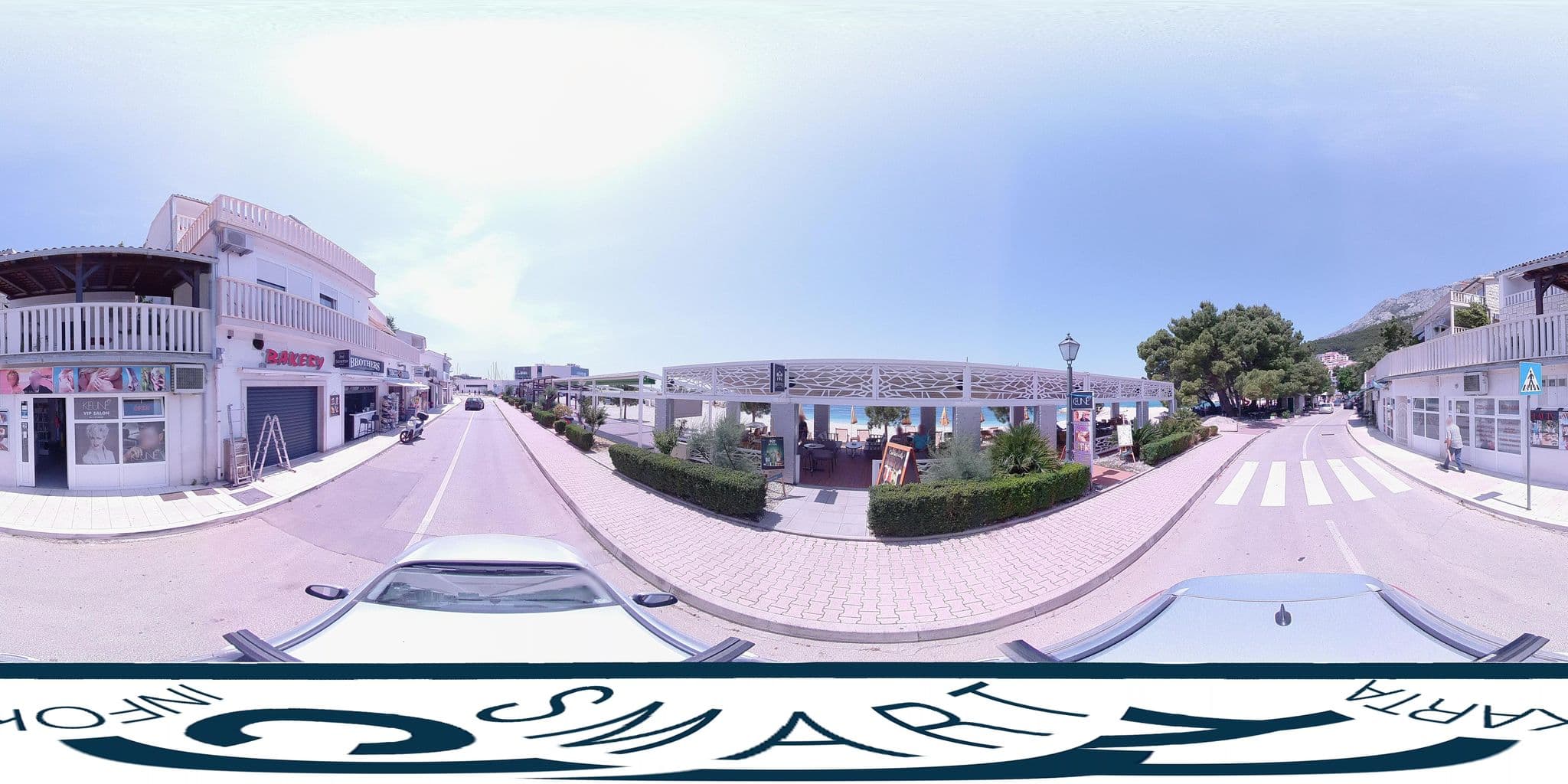 Street view near Villa Mare, Baška Voda — © SilvioBasic (CC BY-SA · Mapillary)