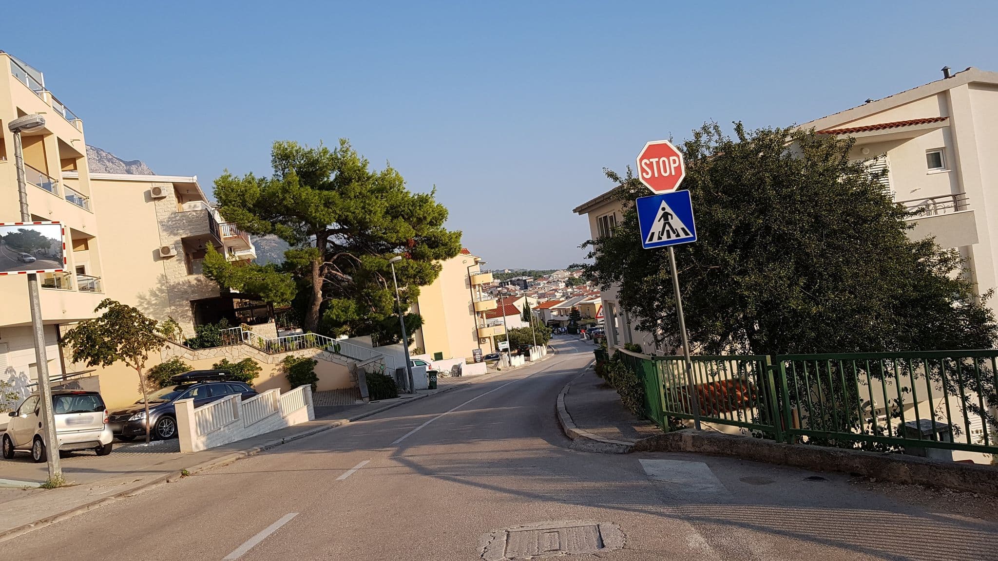 Street view near Villa Martina, Baška Voda — © mcadam (CC BY-SA · Mapillary)