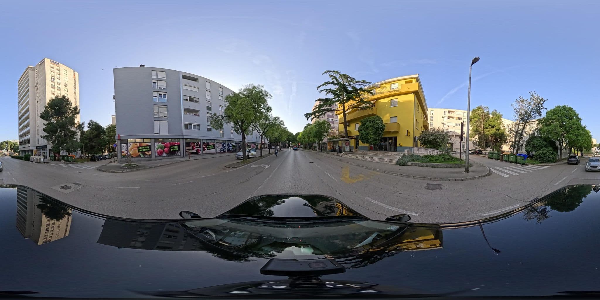 Street view near Rock Hostel, Zadar