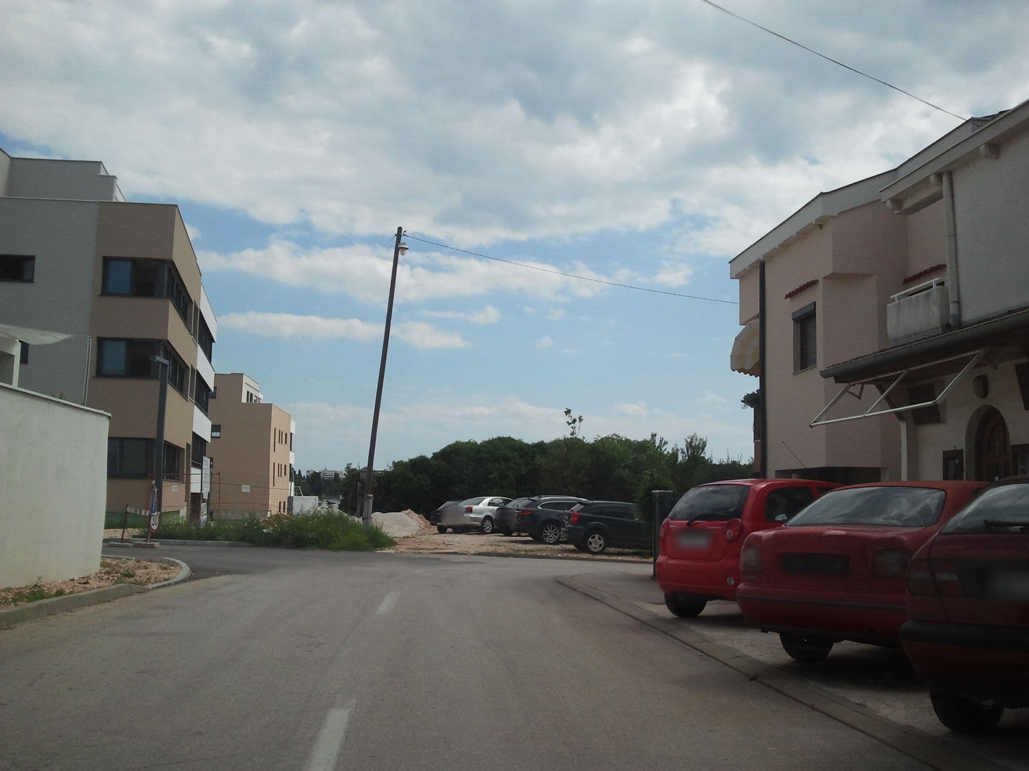 Street view near Villa DOEL, Zadar