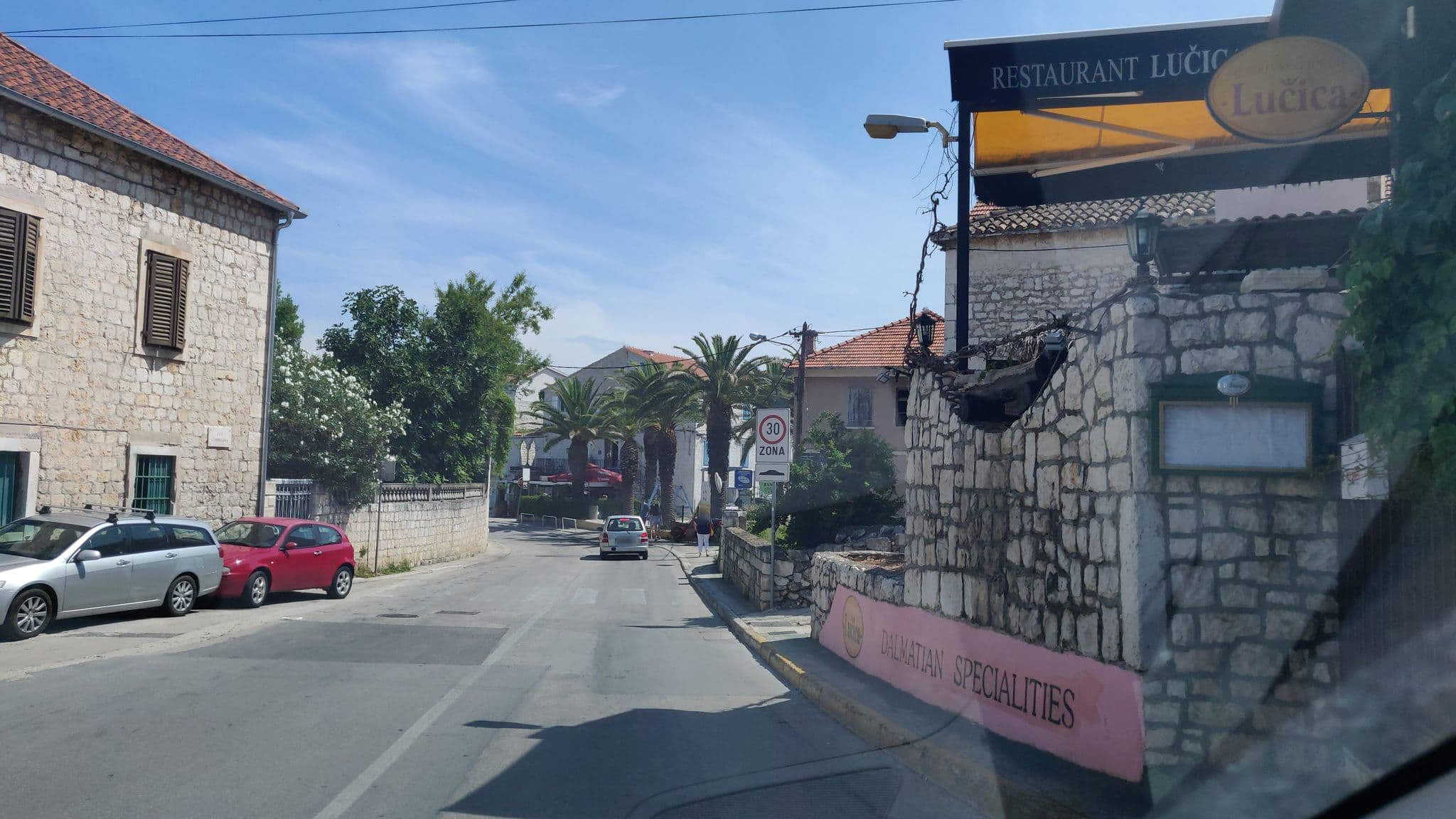 Street view near villa Lucica Trogir, Trogir — © stefanb (CC BY-SA · Mapillary)