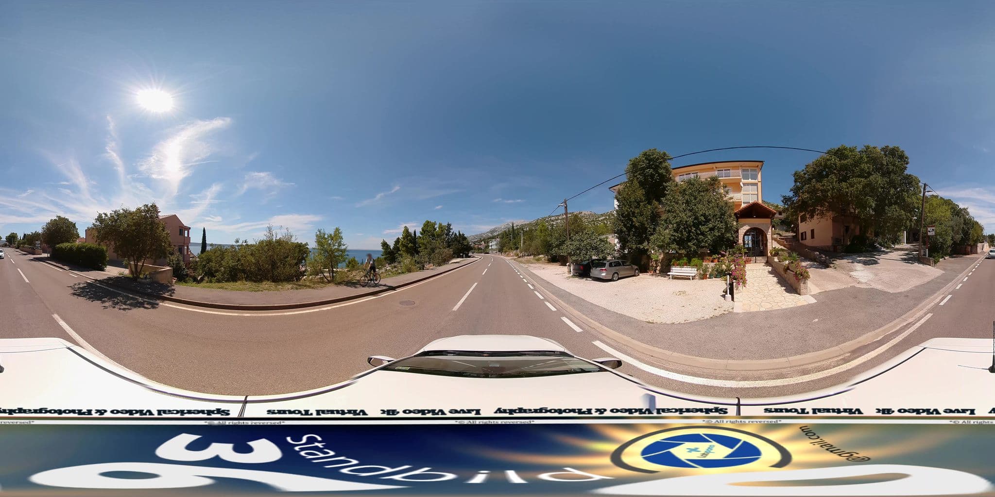 Street view near Apartment Ira, Posedarje — © standbild360 (CC BY-SA · Mapillary)