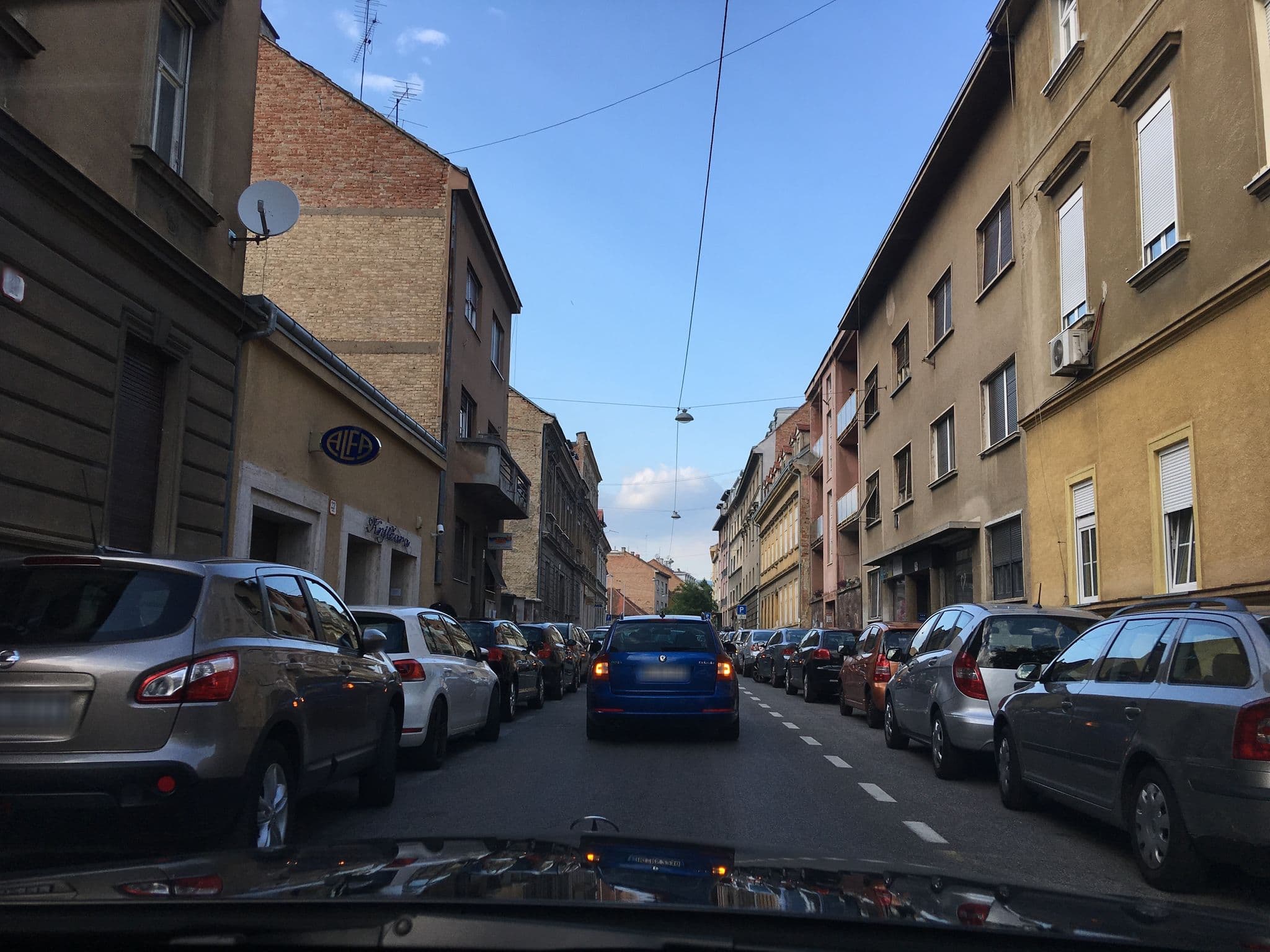 Street view near 2BDR terrace view, Zagreb — © romanshikin (CC BY-SA · Mapillary)
