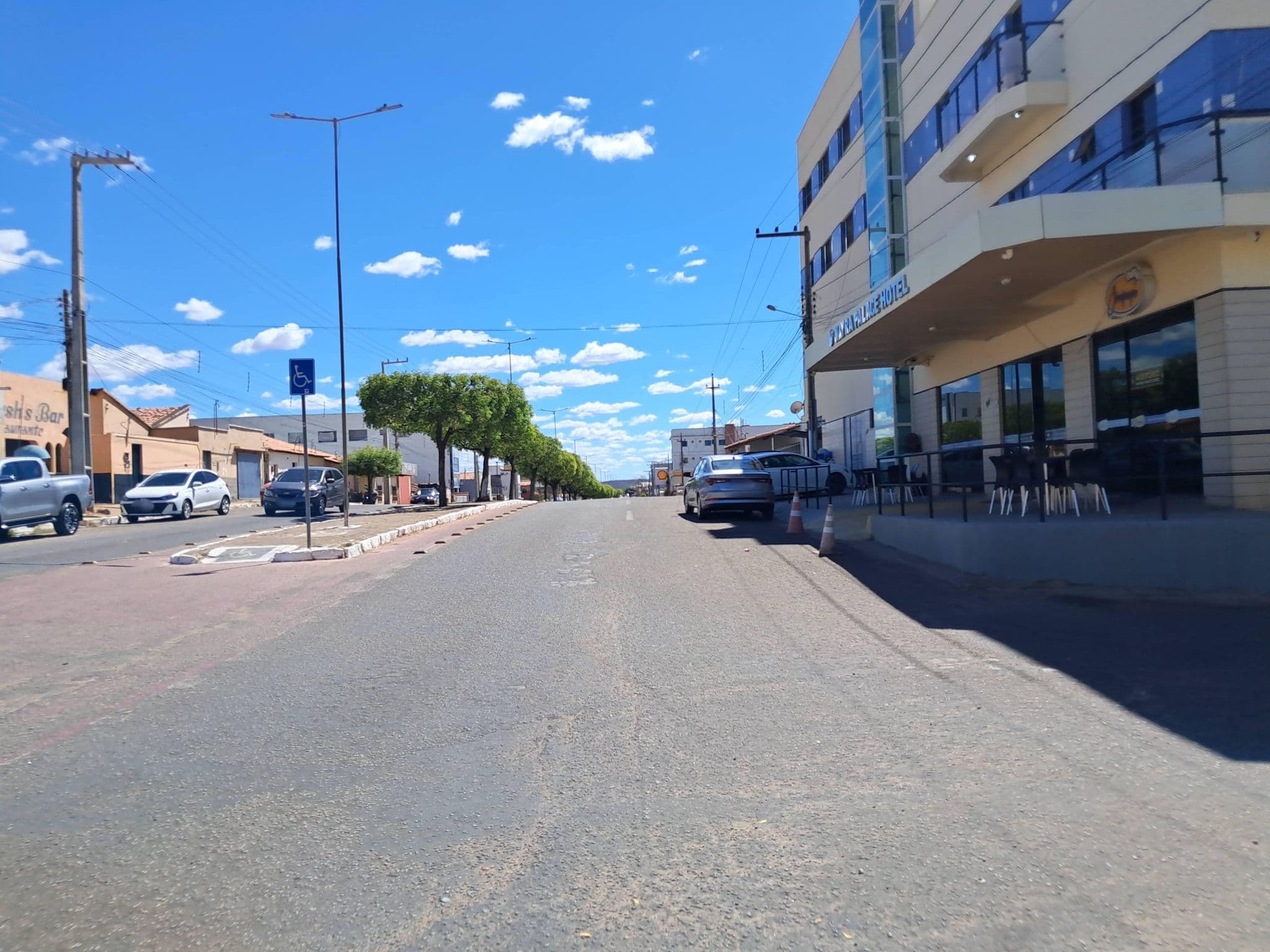 Street view near Quarto 23 Nayra Palace Hotel, São João do Piauí — © PauloHenrique (CC BY-SA · Mapillary)