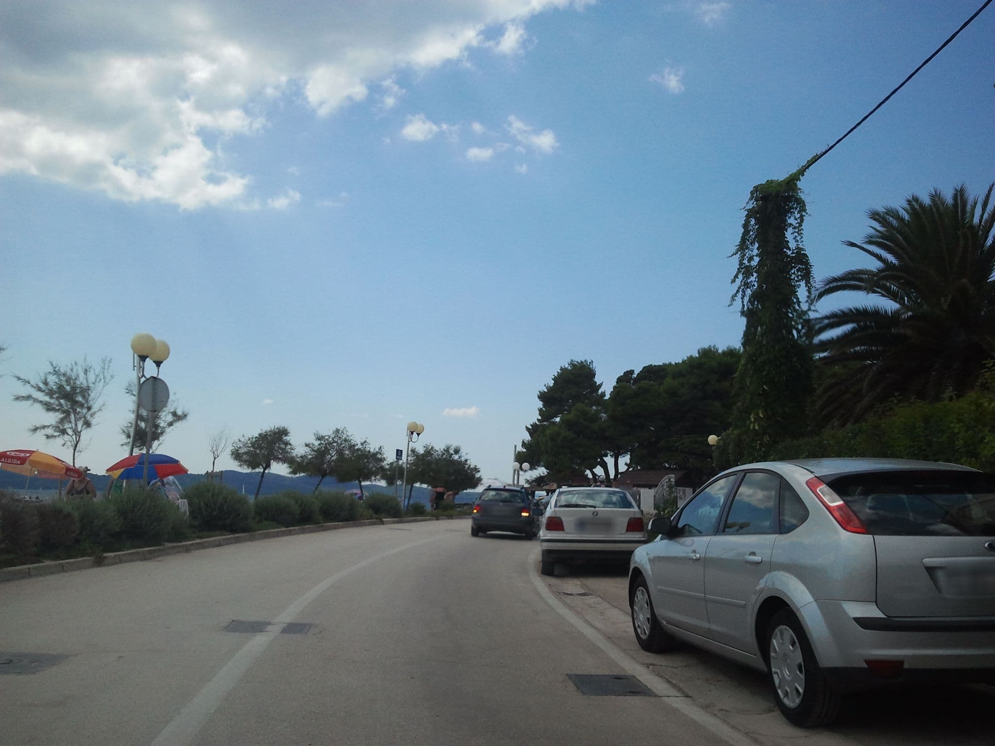 Street view near Villa Punta, Zadar
