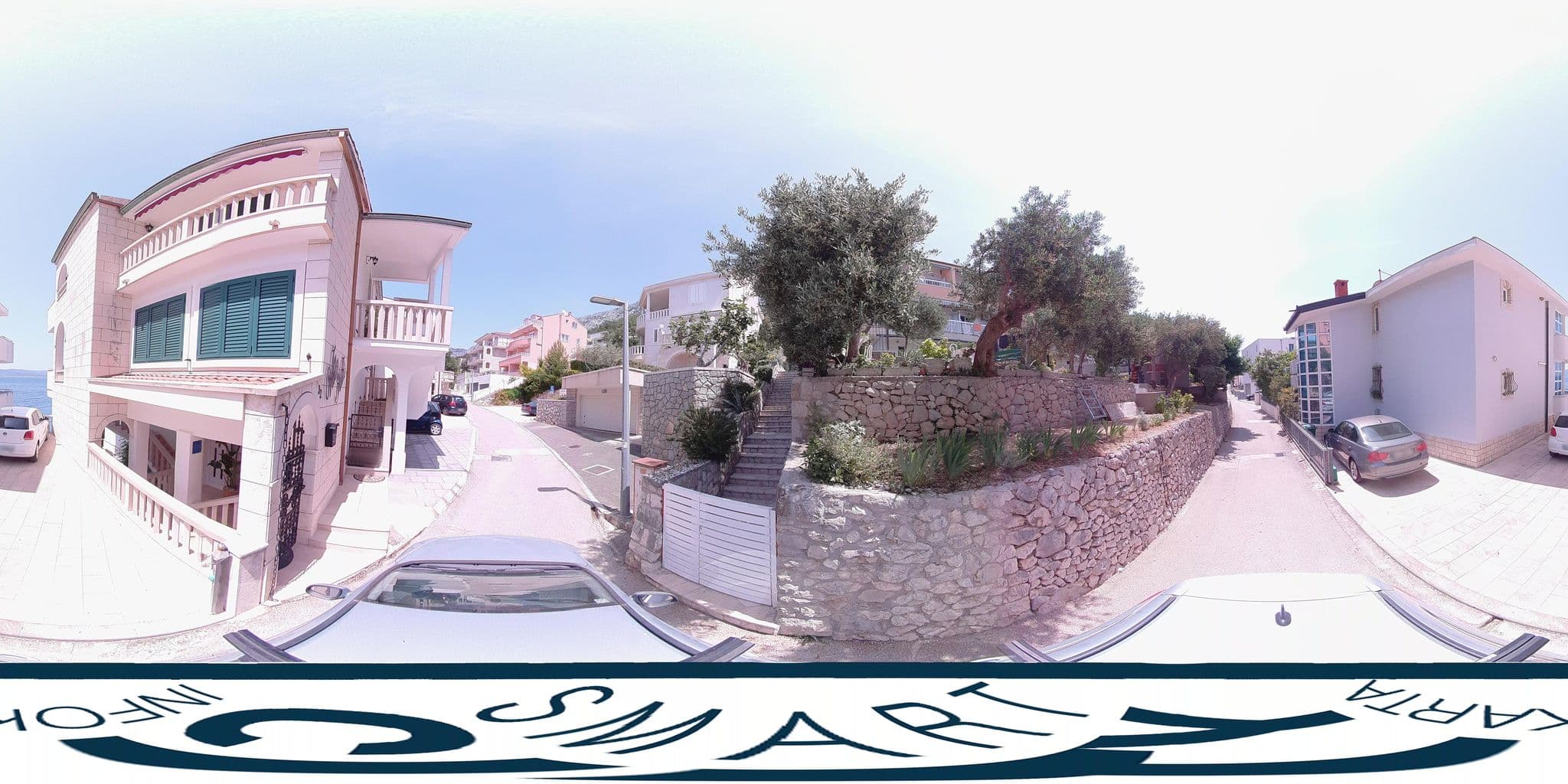 Street view near Villa Kate, Brela — © SilvioBasic (CC BY-SA · Mapillary)