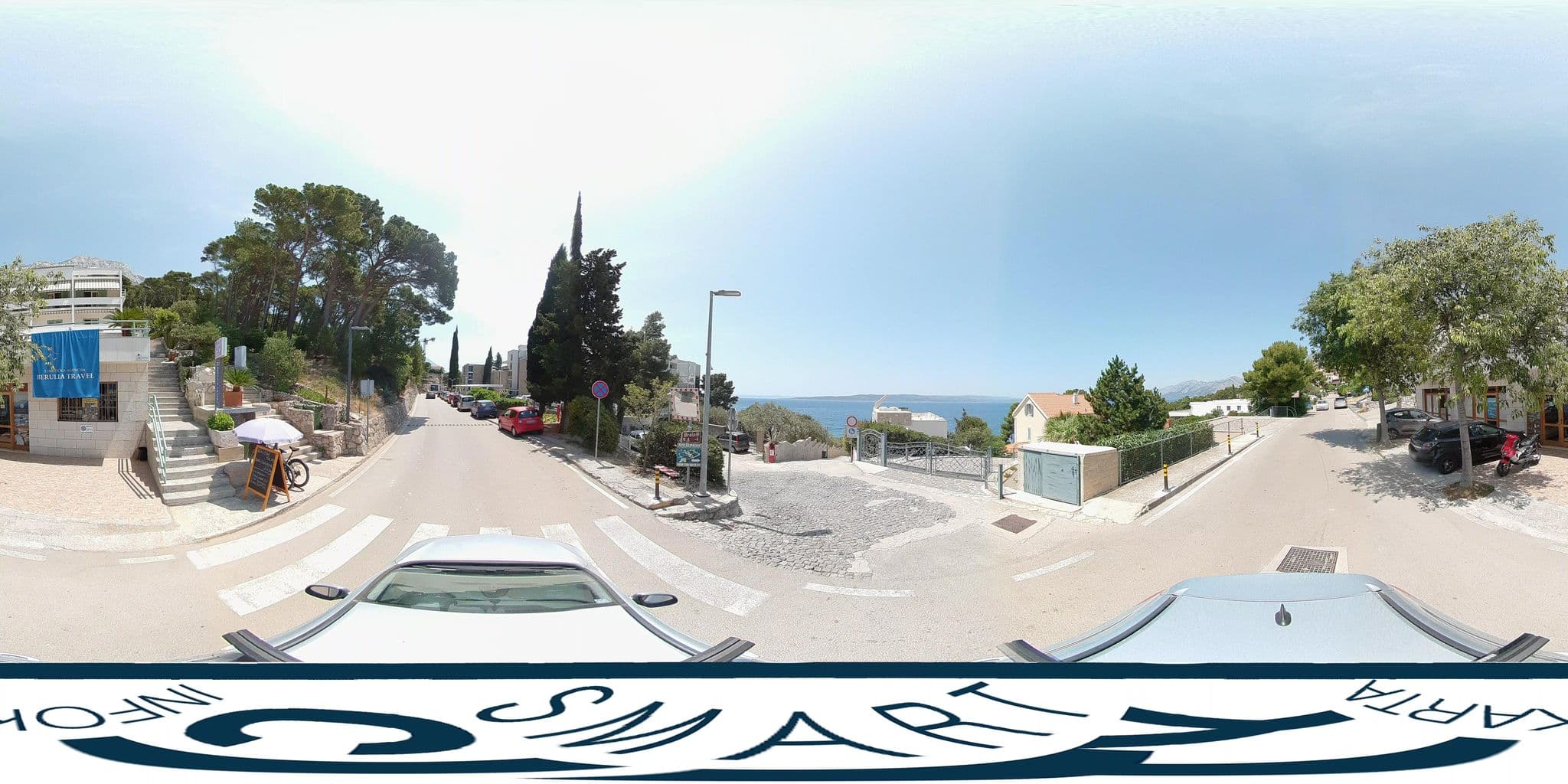 Street view near Villa Pride, Brela — © SilvioBasic (CC BY-SA · Mapillary)