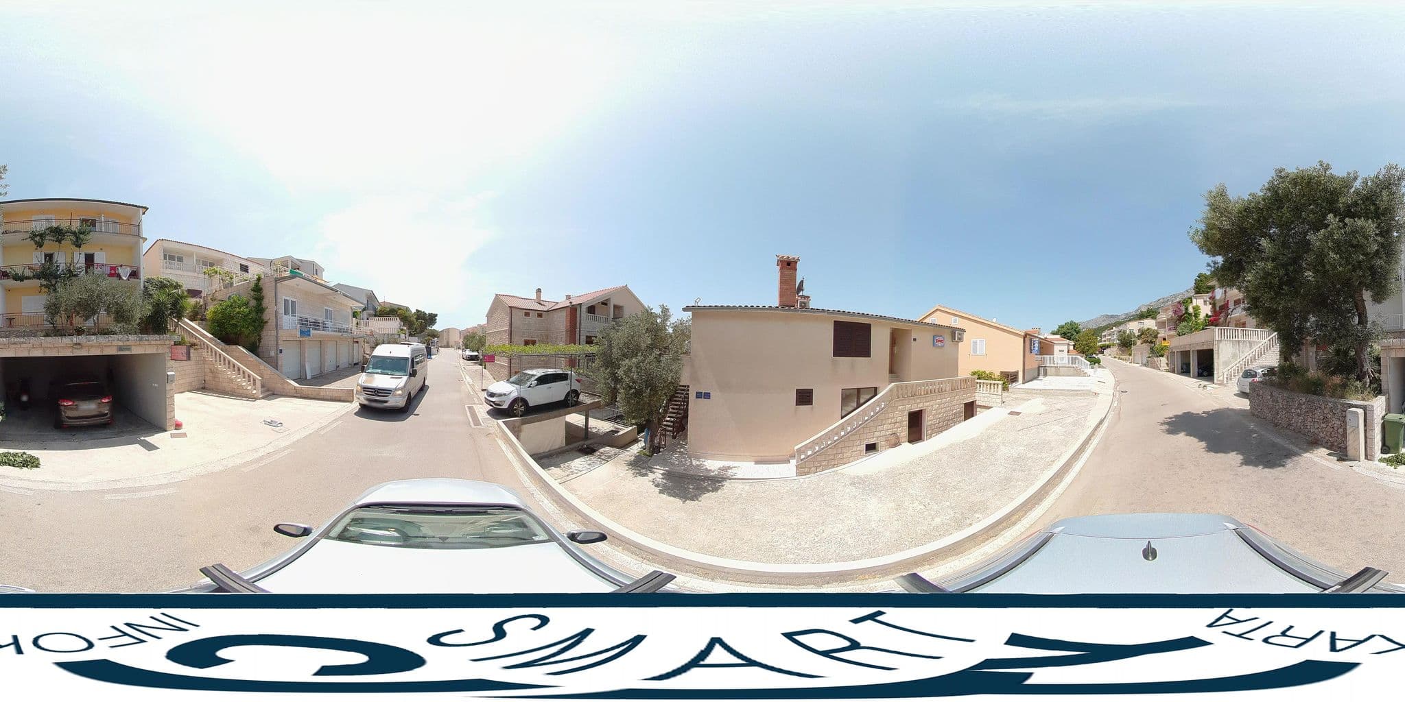 Street view near Villa Entoni, Brela — © SilvioBasic (CC BY-SA · Mapillary)