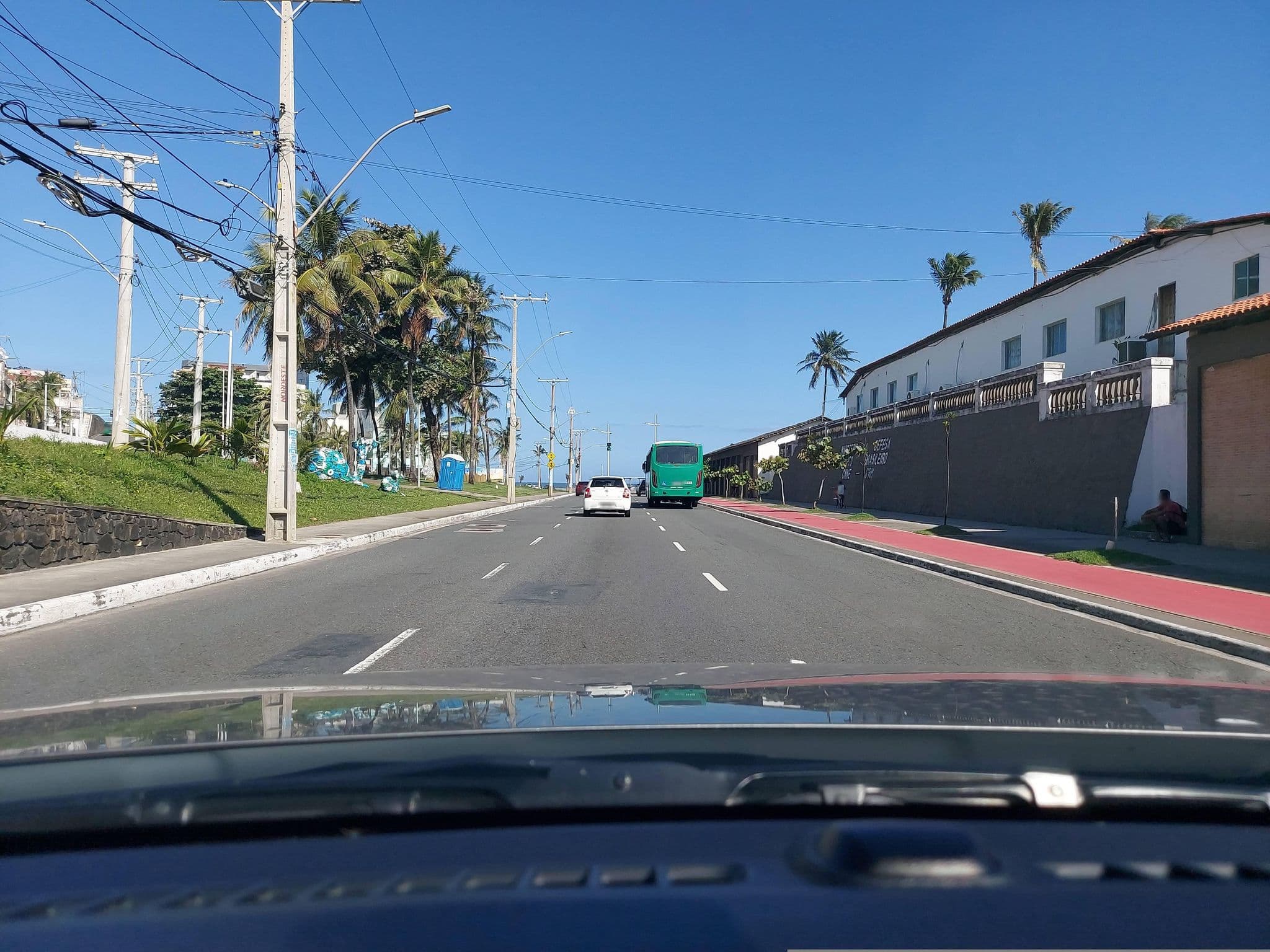 Street view near Hotel do Exército - CGA, Salvador — © georgenqueiroz (CC BY-SA · Mapillary)