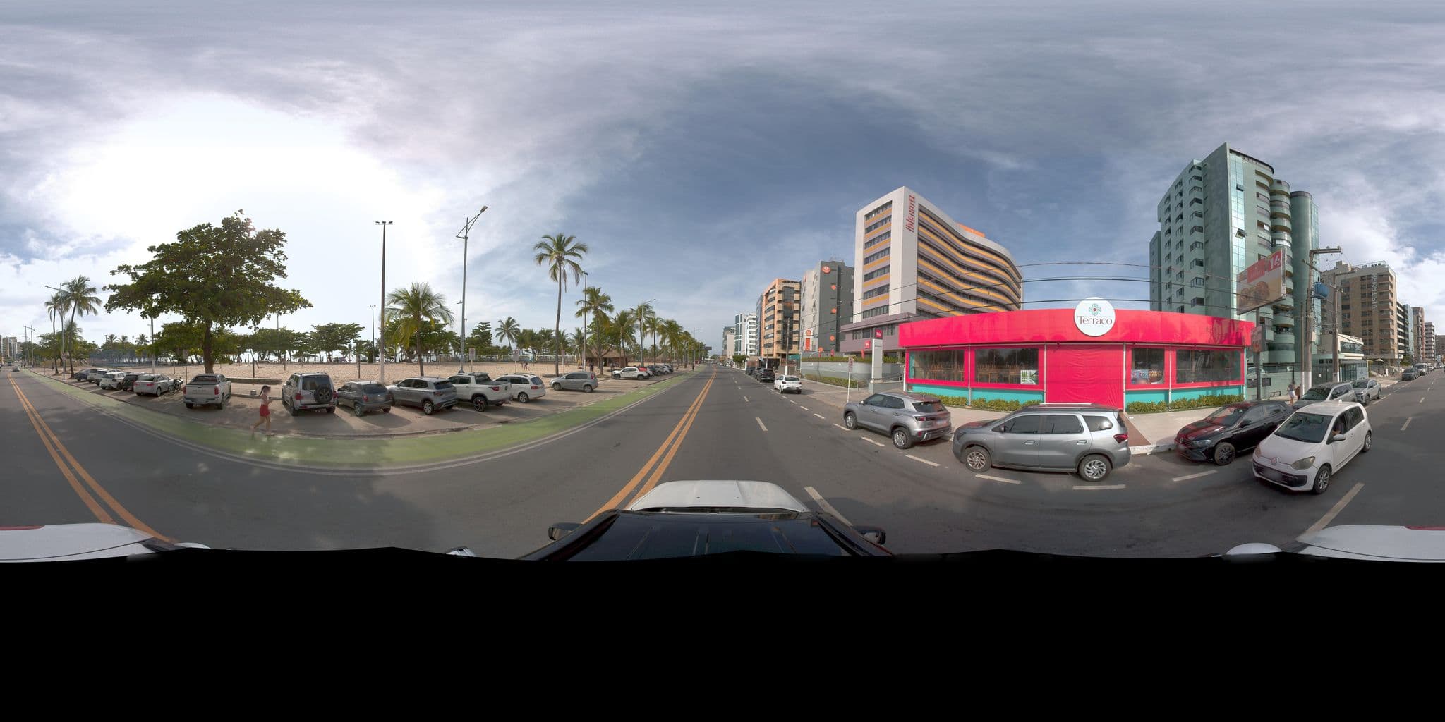 Street view near Hotel Paraiso Das Águas, Maceió — © viniciusmap (CC BY-SA · Mapillary)