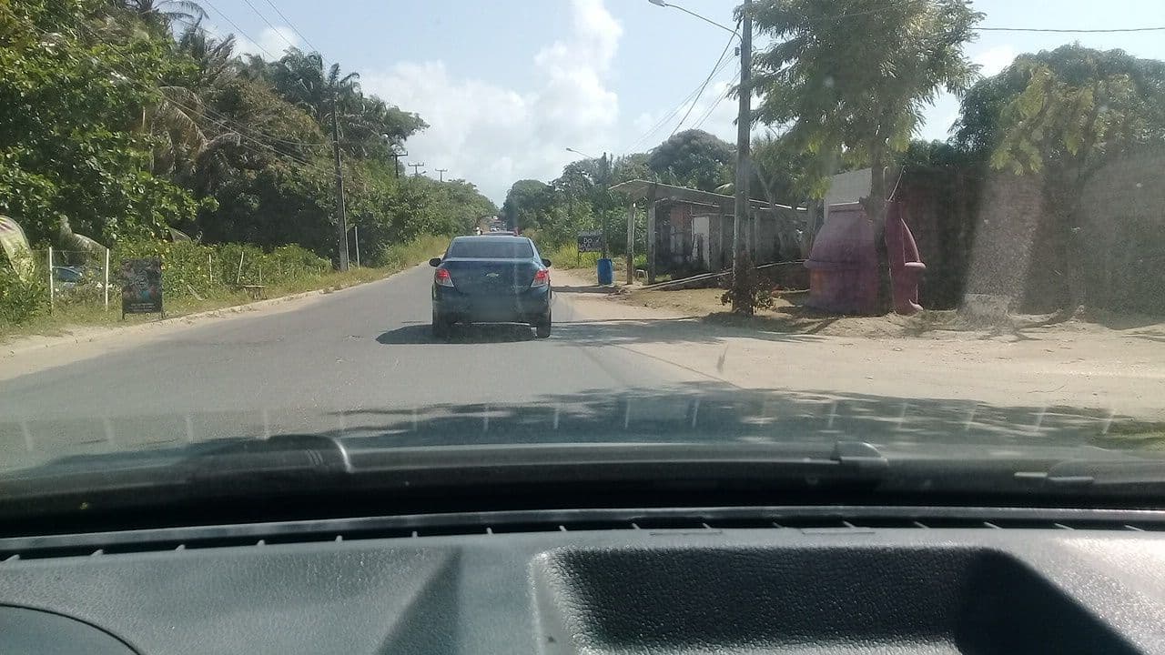 Street view near Chalés da Pedra Furada, Ilha de Itamaracá — © raphaelmirc2022 (CC BY-SA · Mapillary)