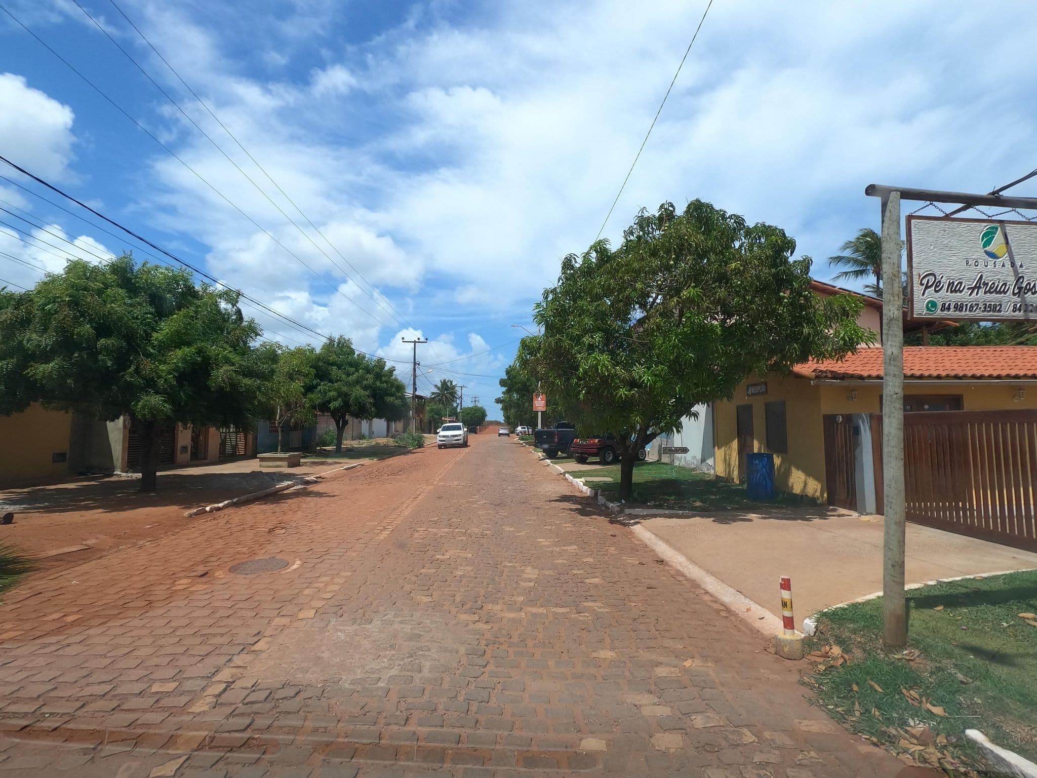 Street view near Pousada Pe na Areia Gostoso, São Miguel do Gostoso — © MuitoAlemdasFronteiras (CC BY-SA · Mapillary)