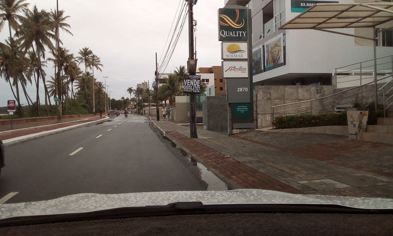 Street view near Hotel Solmar, João Pessoa — © fredporto (CC BY-SA · Mapillary)