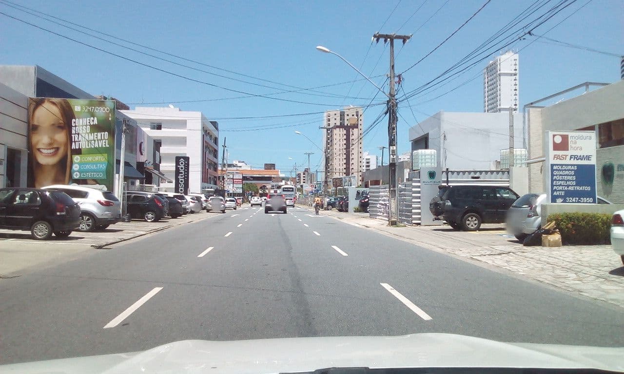 Street view near Hotel Pousada dos Anjos, João Pessoa — © fredporto (CC BY-SA · Mapillary)