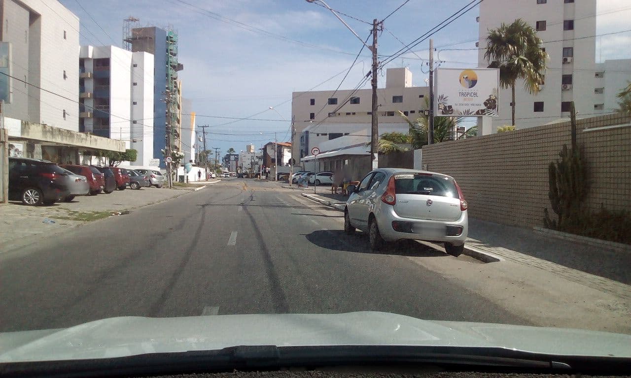 Street view near Pousada Tropical Bessa, João Pessoa — © fredporto (CC BY-SA · Mapillary)