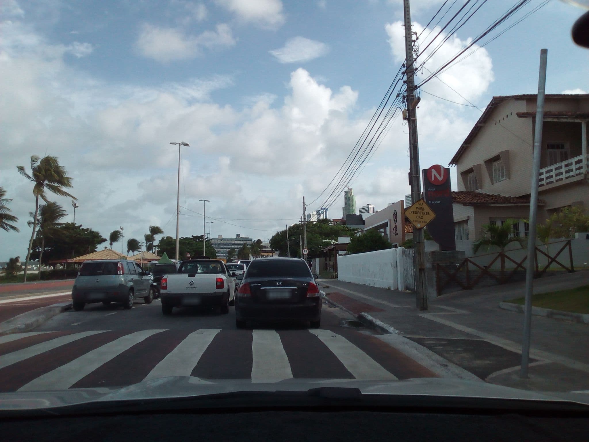 Street view near Ba’ra Hotel, João Pessoa — © fredporto (CC BY-SA · Mapillary)