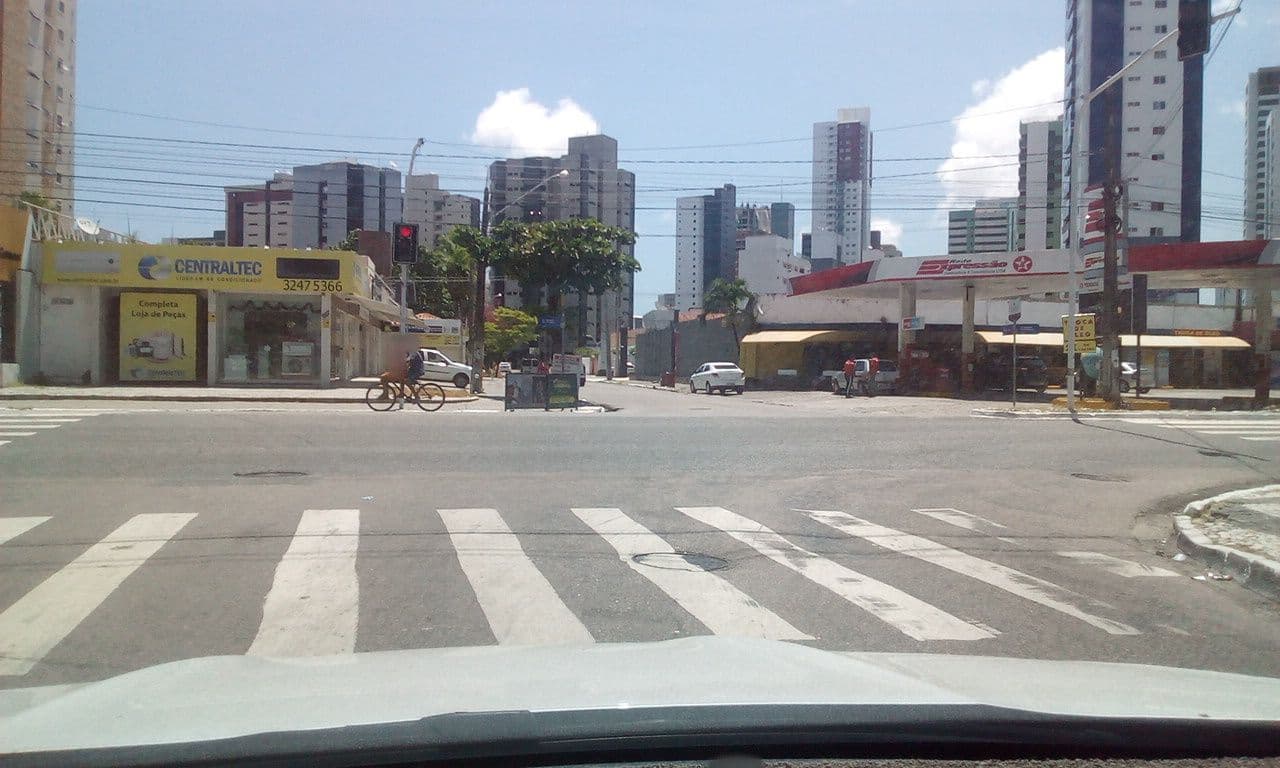 Street view near Via Mar Hotel, João Pessoa — © fredporto (CC BY-SA · Mapillary)