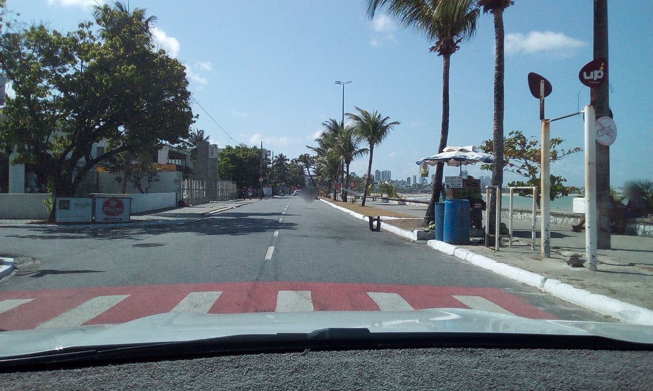 Street view near Bossa Design Hotel, João Pessoa — © fredporto (CC BY-SA · Mapillary)