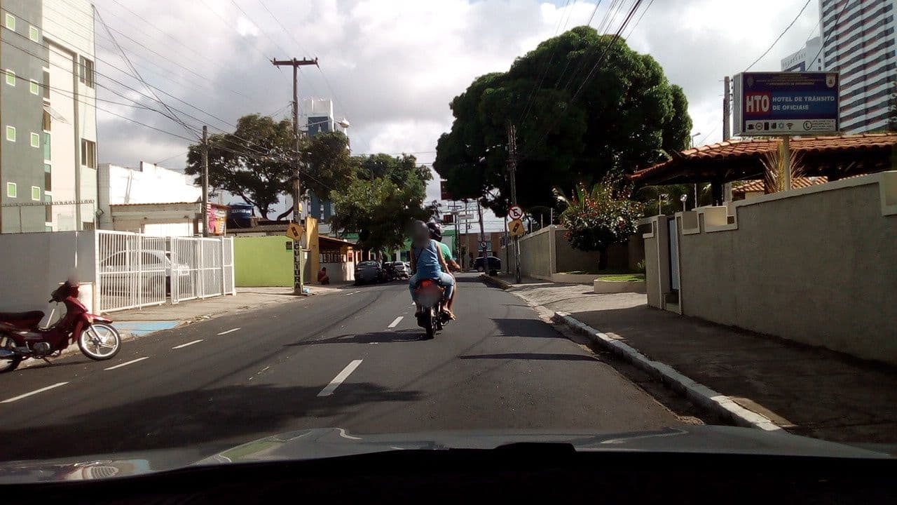 Street view near HTO - Hotel de Trânsito de Oficiais, João Pessoa — © fredporto (CC BY-SA · Mapillary)