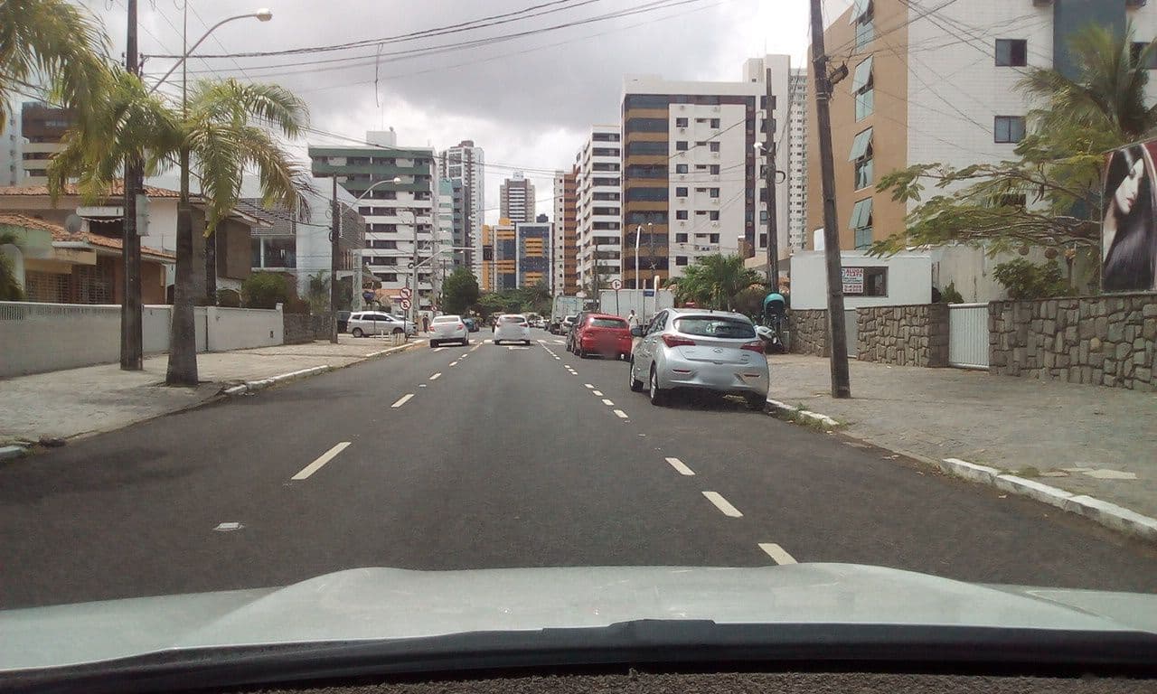 Street view near Casa do Cabo Branco, João Pessoa — © fredporto (CC BY-SA · Mapillary)