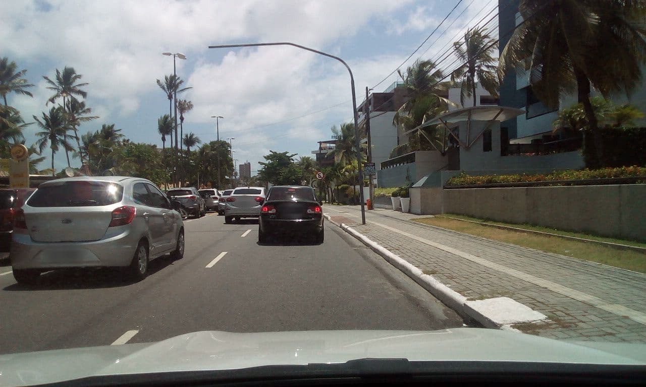 Street view near Pousada Lua Cheia, João Pessoa — © fredporto (CC BY-SA · Mapillary)