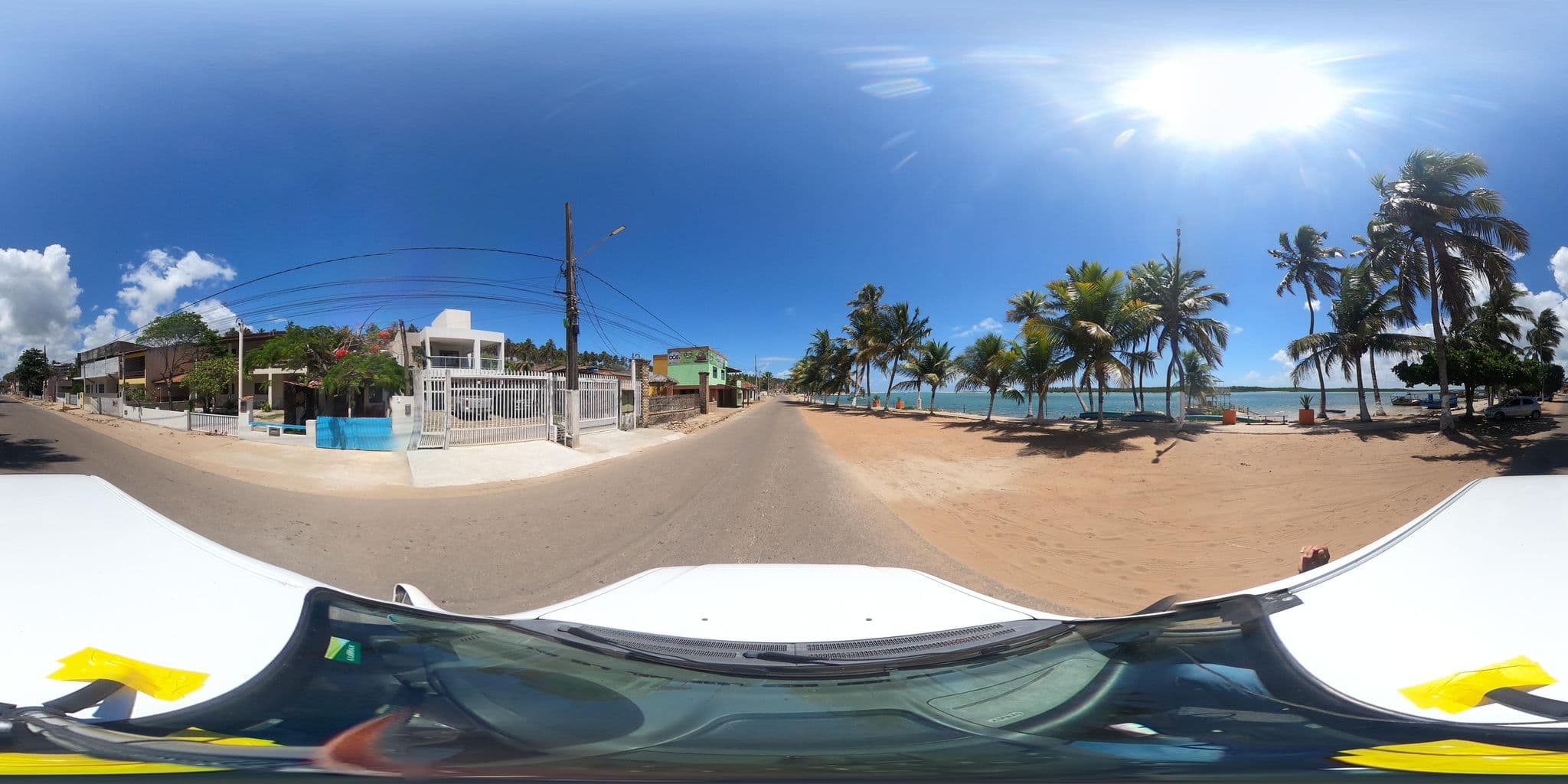 Street view near Pousada Chalés do Cunhaú, Vila Flor — © daltoncad (CC BY-SA · Mapillary)