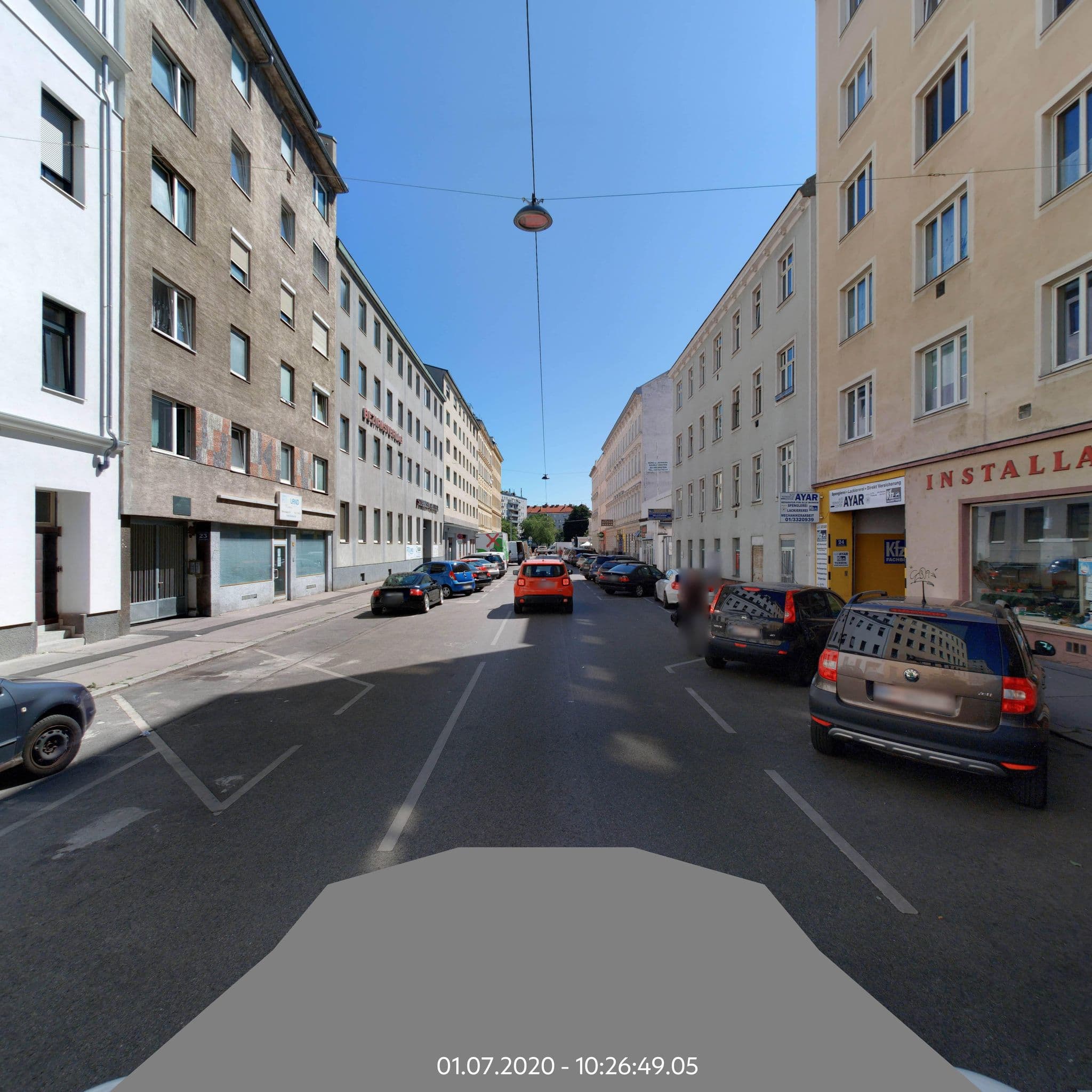 Street view near Brigitta, Alsergrund — © eliasgander (CC BY-SA · Mapillary)